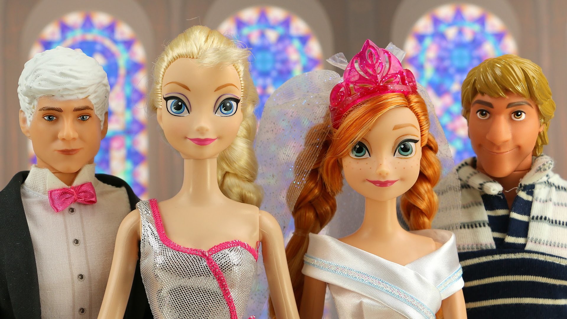 1920x1080 Anna and Jack Frost Wedding - Can Frozen Elsa Stop It in Time?  DisneyToysFan - YouTube