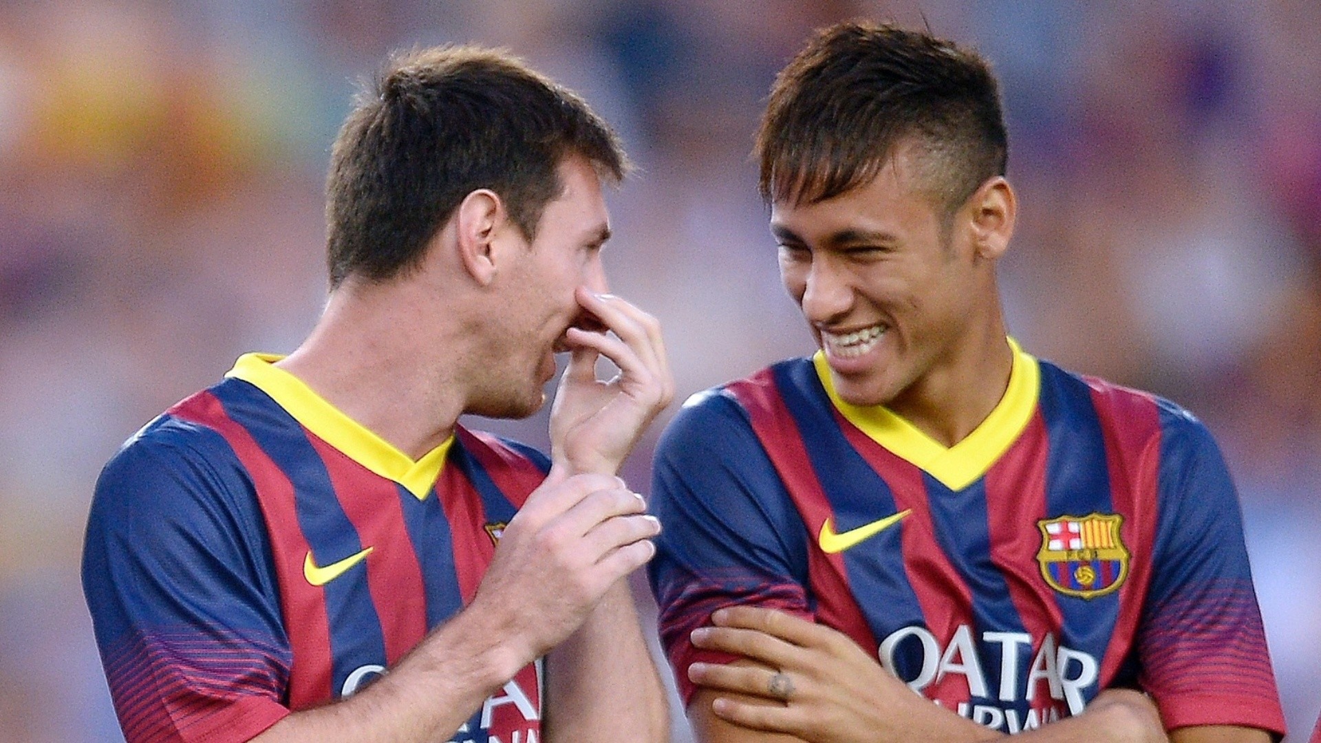1920x1080 Barcelona legend Leo Messi produced a ridiculous pass for Neymar goal v  Roma (Video)