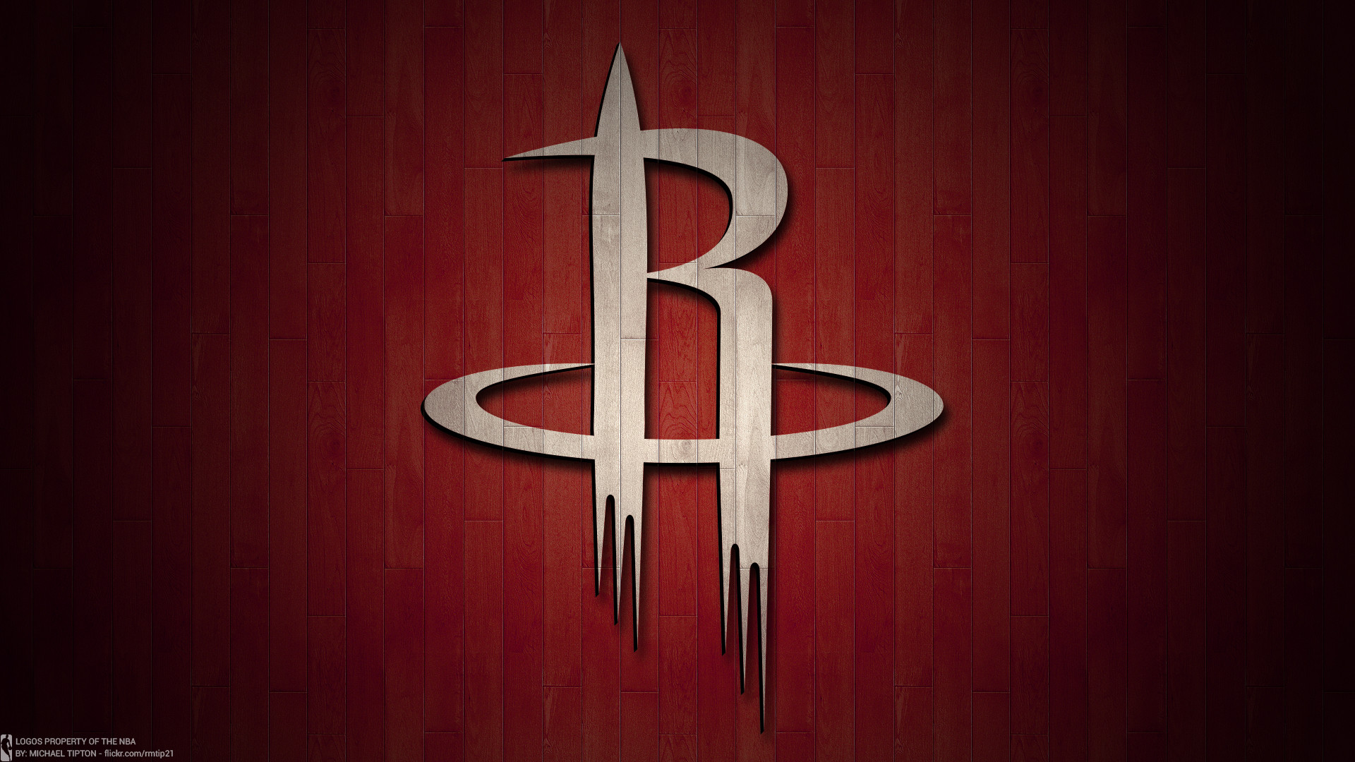 1920x1080 NBA 2017 Houston Rockets hardwood logo desktop wallpaper ...