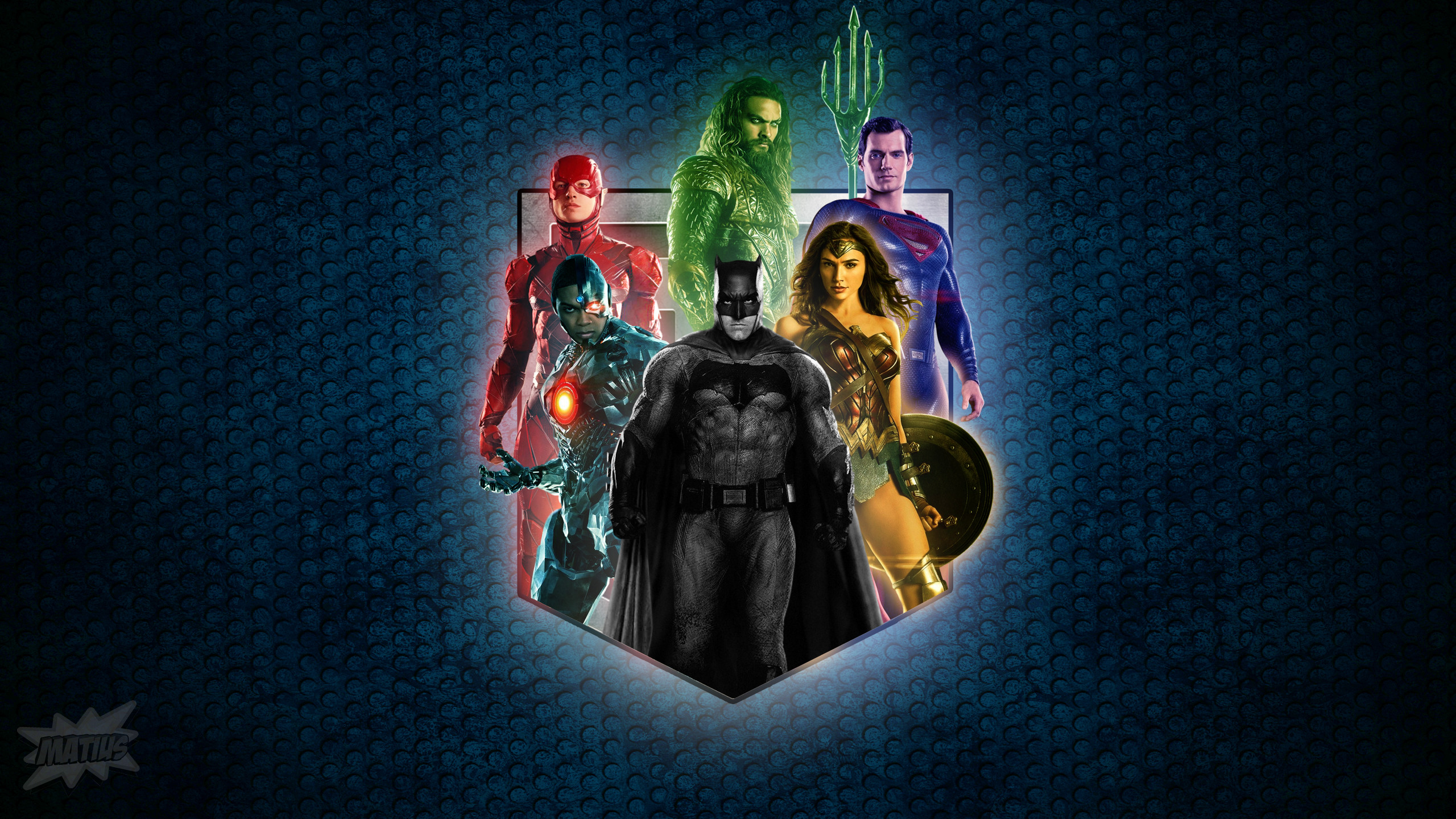 2560x1440 ... Justice League - Color Wallpaper by matiusvictoria