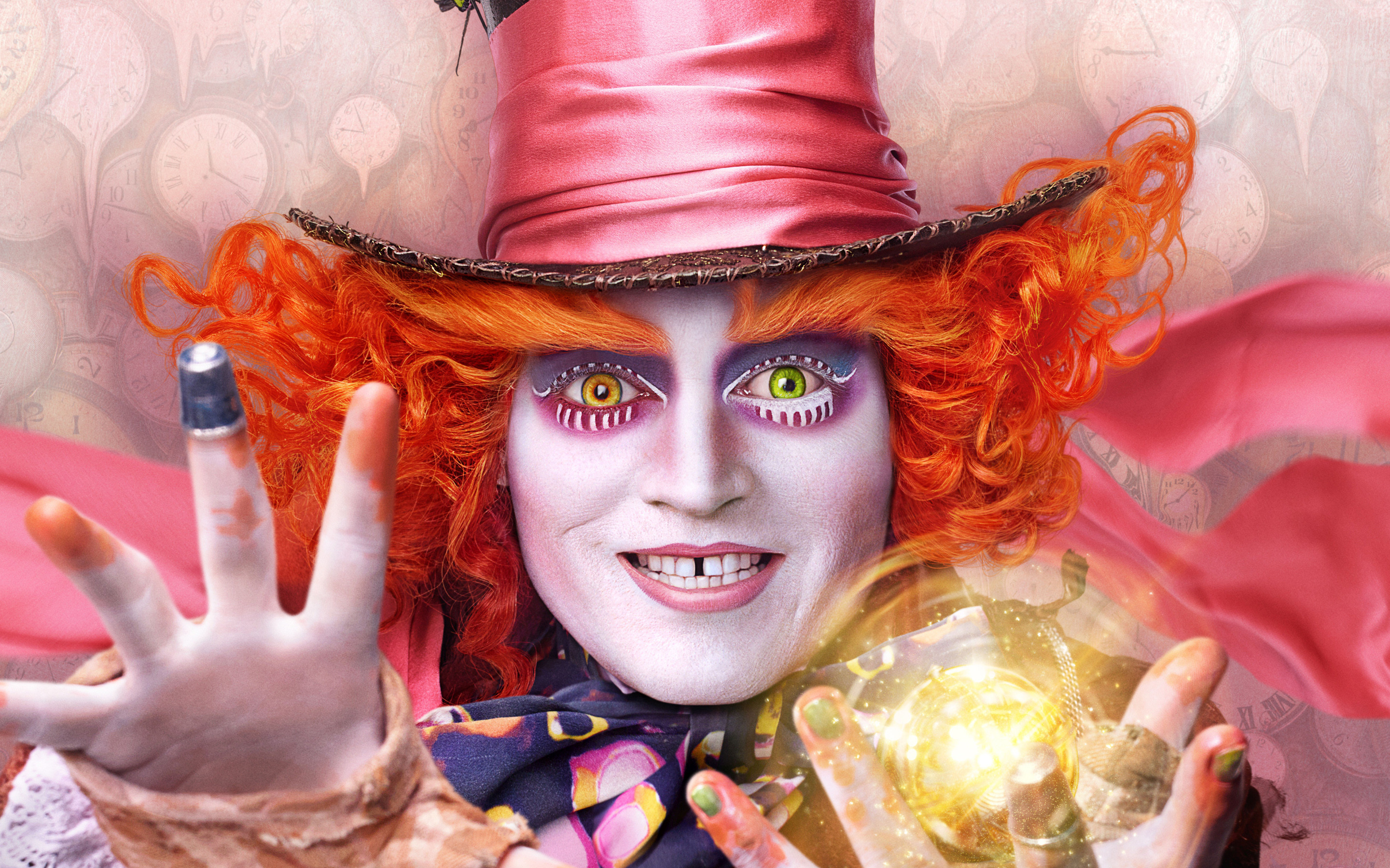 2880x1800 Mad Hatter Alice Through the Looking Glass