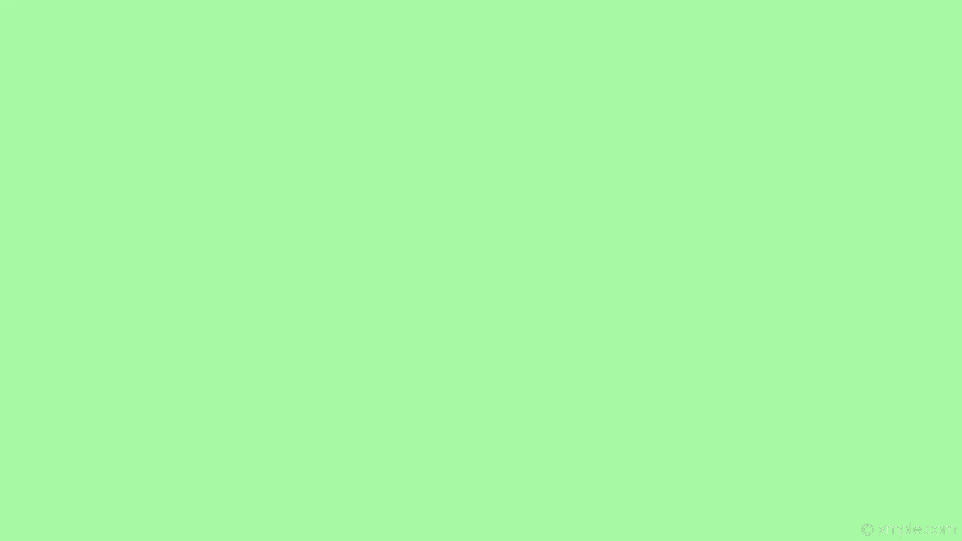 1920x1080 wallpaper plain green single one colour solid color light green #a8f9a4