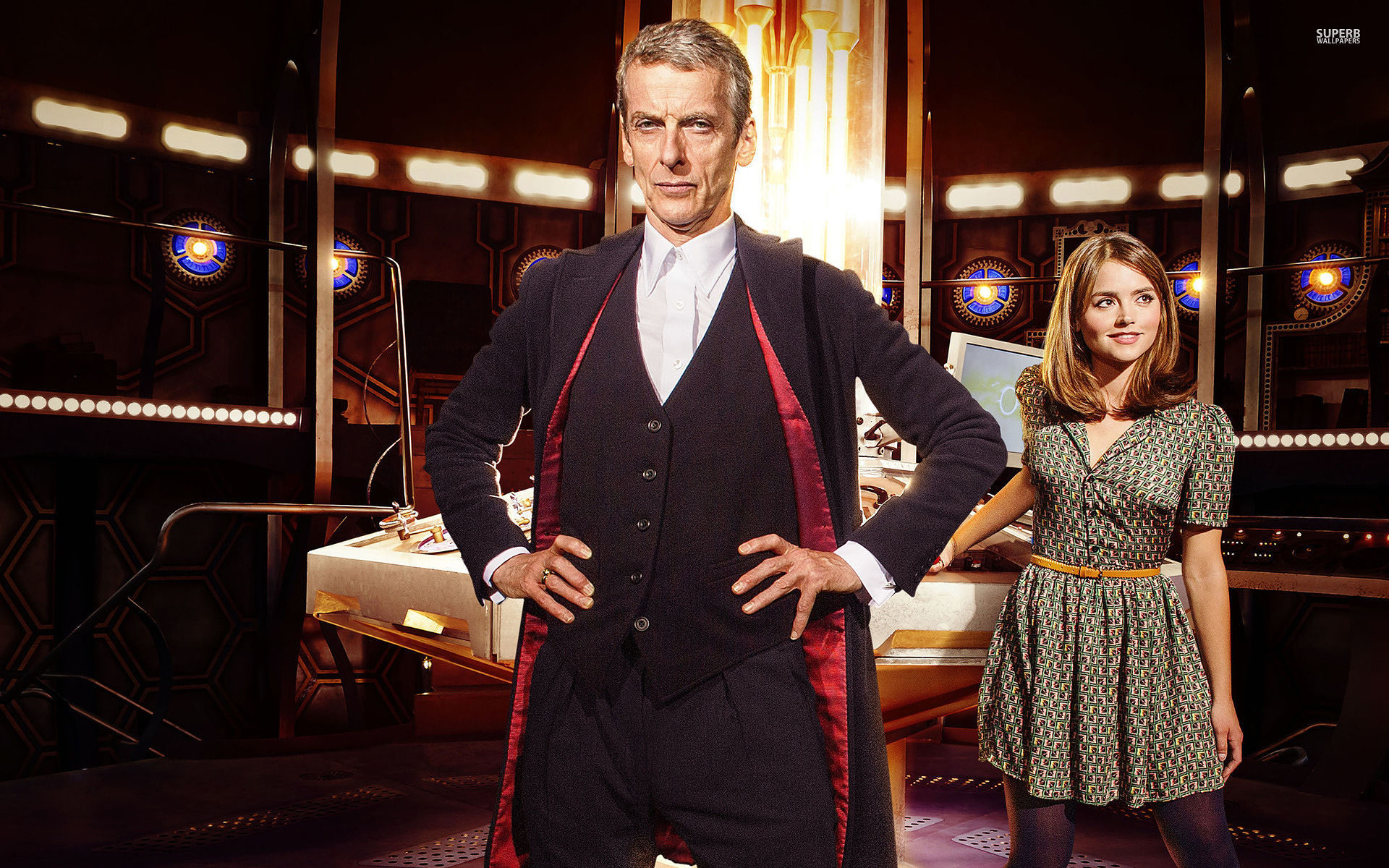 1920x1200 The Doctor and Clara