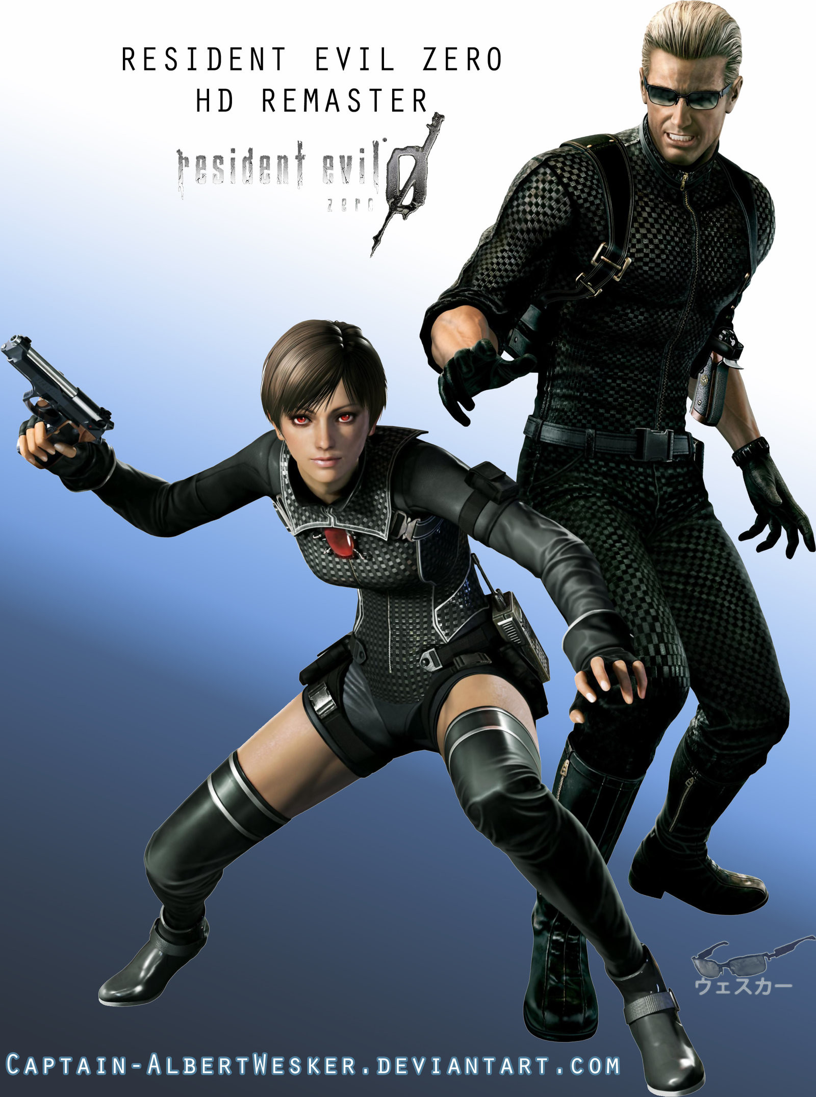 1600x2151 ... Resident Evil Zero HD REMASTER Wesker and Rebecca by Captain- AlbertWesker