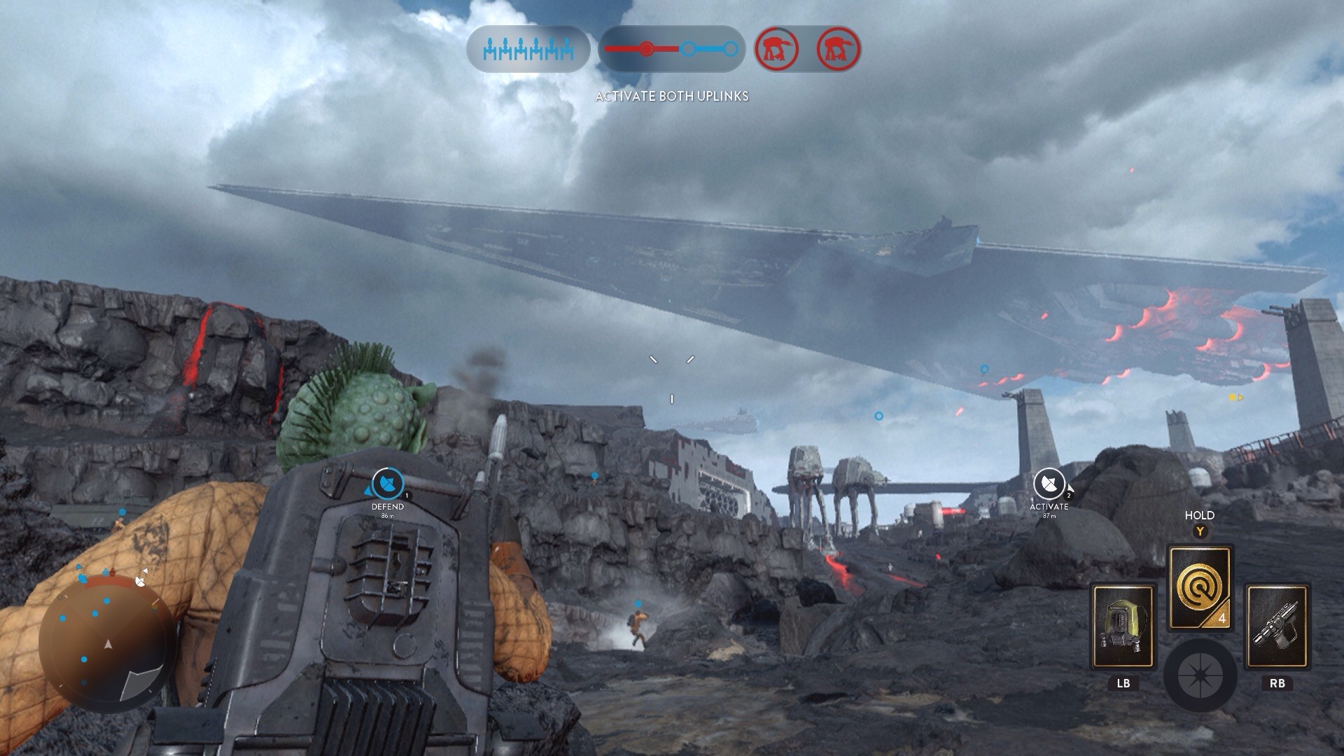 1920x1080 ... Super star destroyer above sullest. by jamsonic