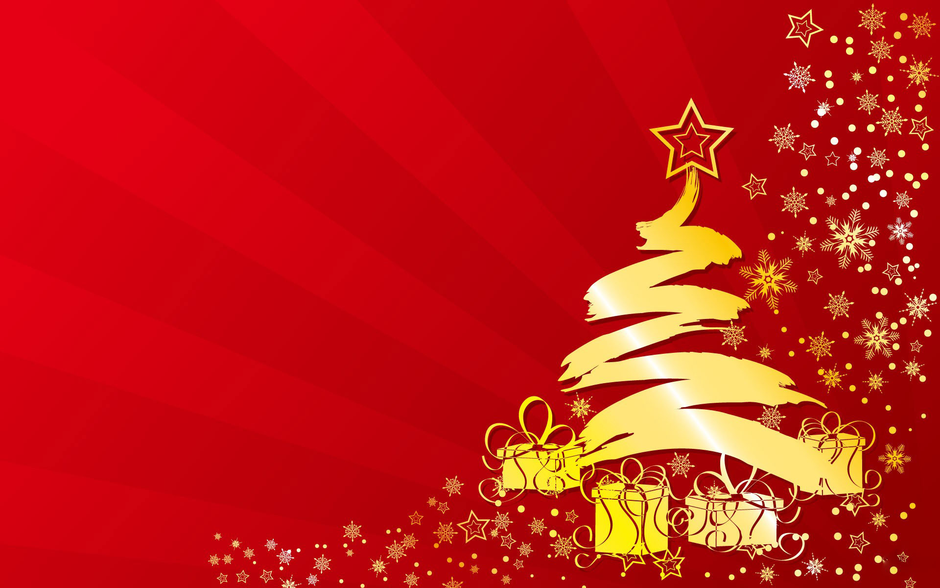 1920x1200 Red Christmas Tree Background (10)