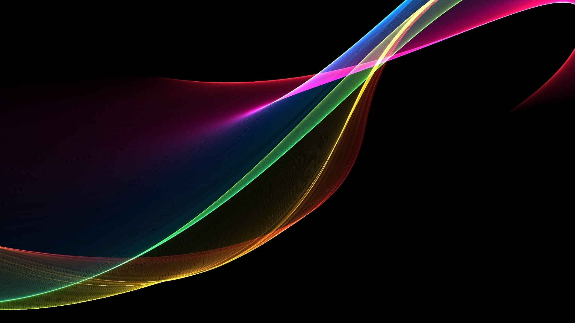 1920x1080 Preview wallpaper smoke, blurred, background, colorful, rainbow 