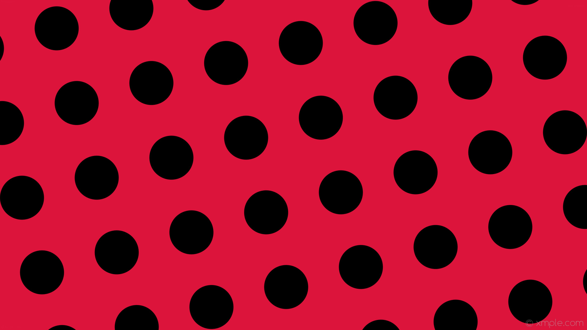 1920x1080 wallpaper dots red polka black spots crimson #dc143c #000000 15Â° 144px 253px
