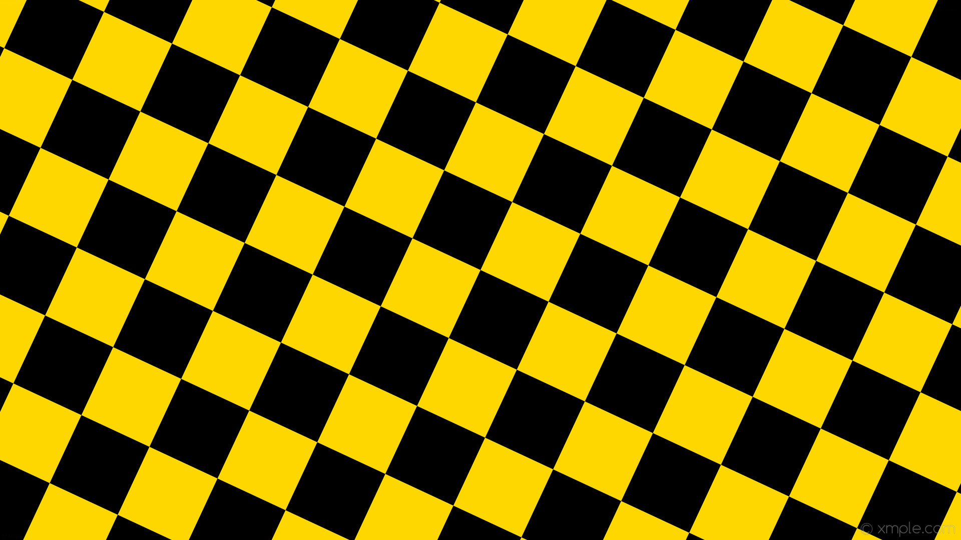 1920x1080  wallpaper yellow checkered squares black gold #ffd700 #000000  diagonal 65ÃÂ° 150px