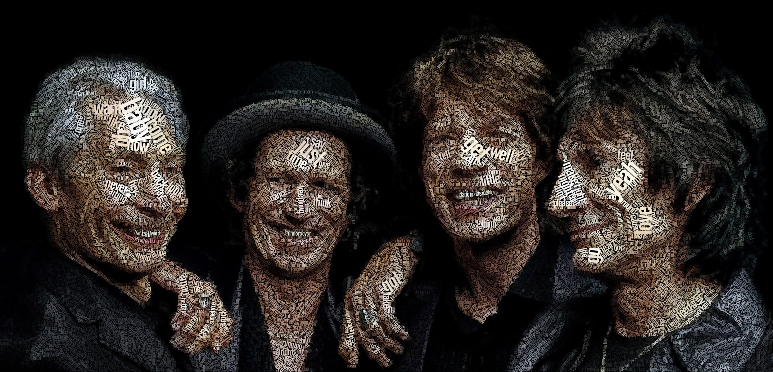 2490x1200 ... rolling stones mick jagger keith richards charlie watts ronnie ...  Download Wallpaper ...