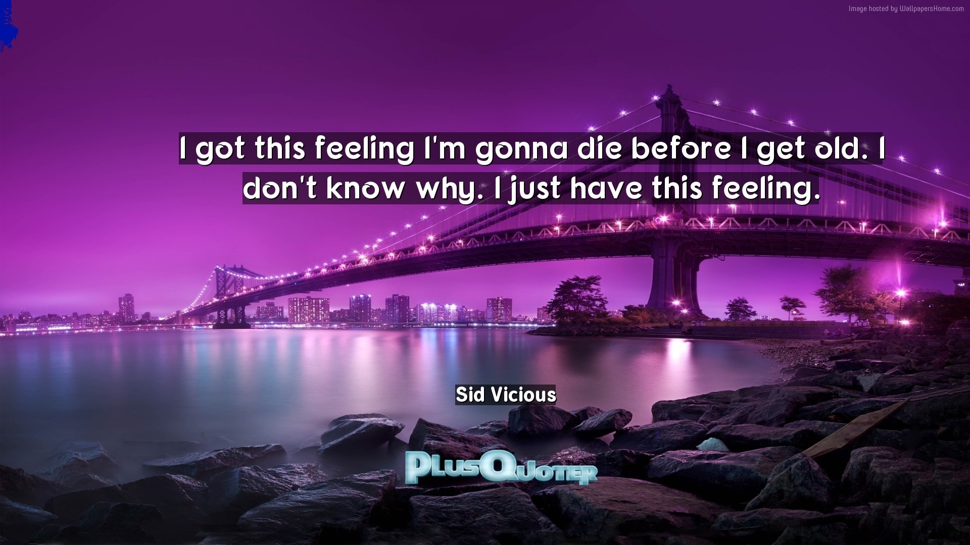 1920x1080 Download Wallpaper with inspirational Quotes- "I got this feeling I