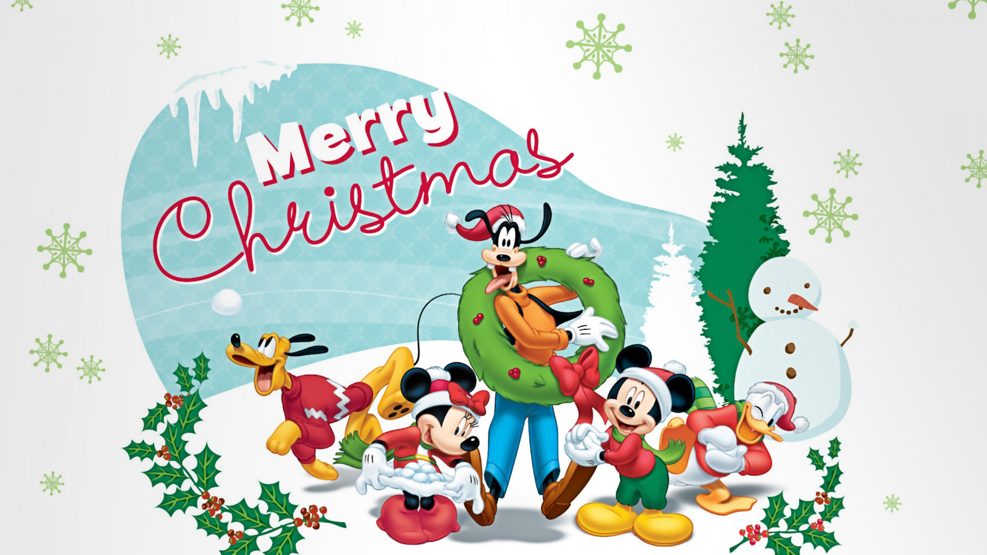 1920x1080 Download Merry Christmas Wishes Disney Wallpaper For Free