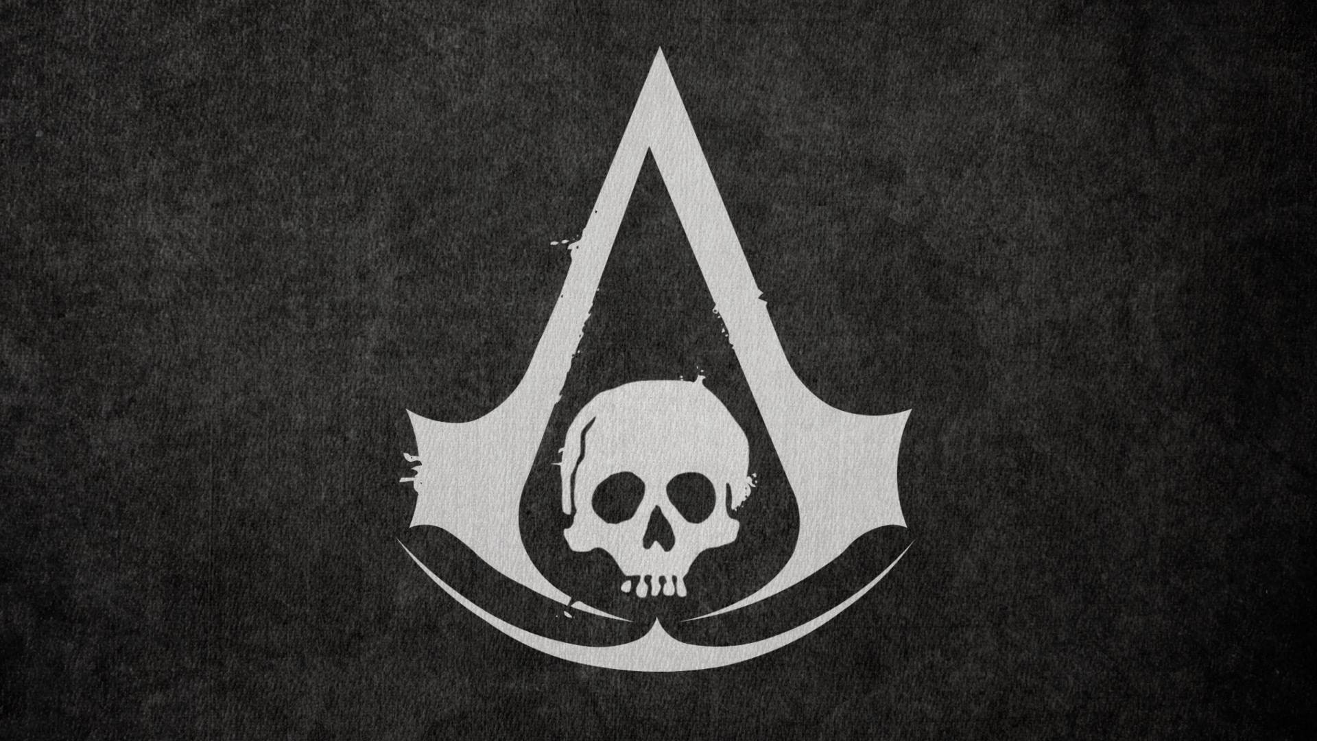 1920x1080 Assassin's Creed Black Flag Wallpaper Logo Wallpaper