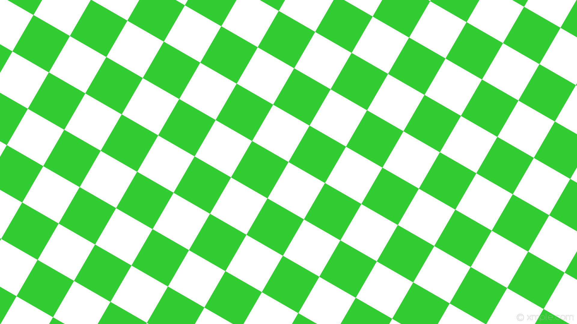 1920x1080 wallpaper green squares white checkered lime green #32cd32 #ffffff diagonal  60Â° 140px