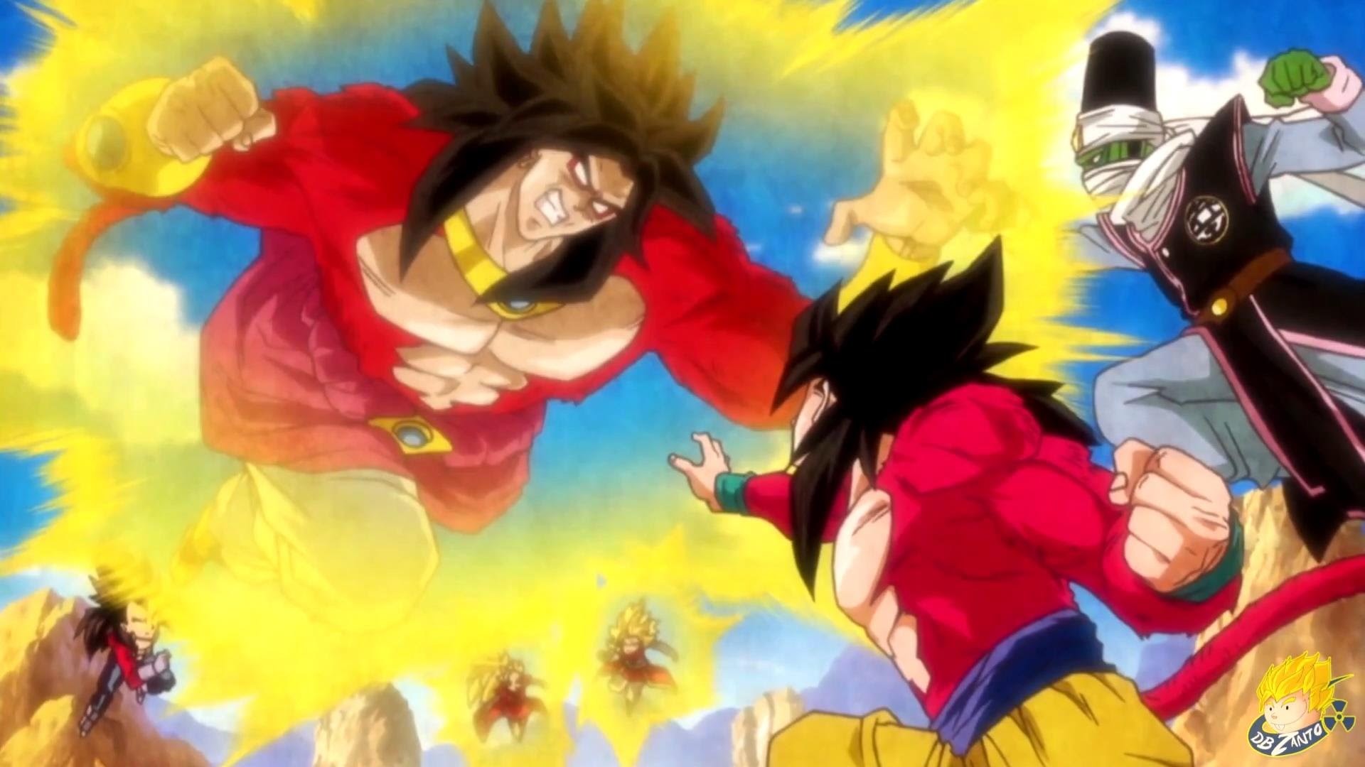 1920x1080 Broly Super Saiyin 4 - Entering the fight.