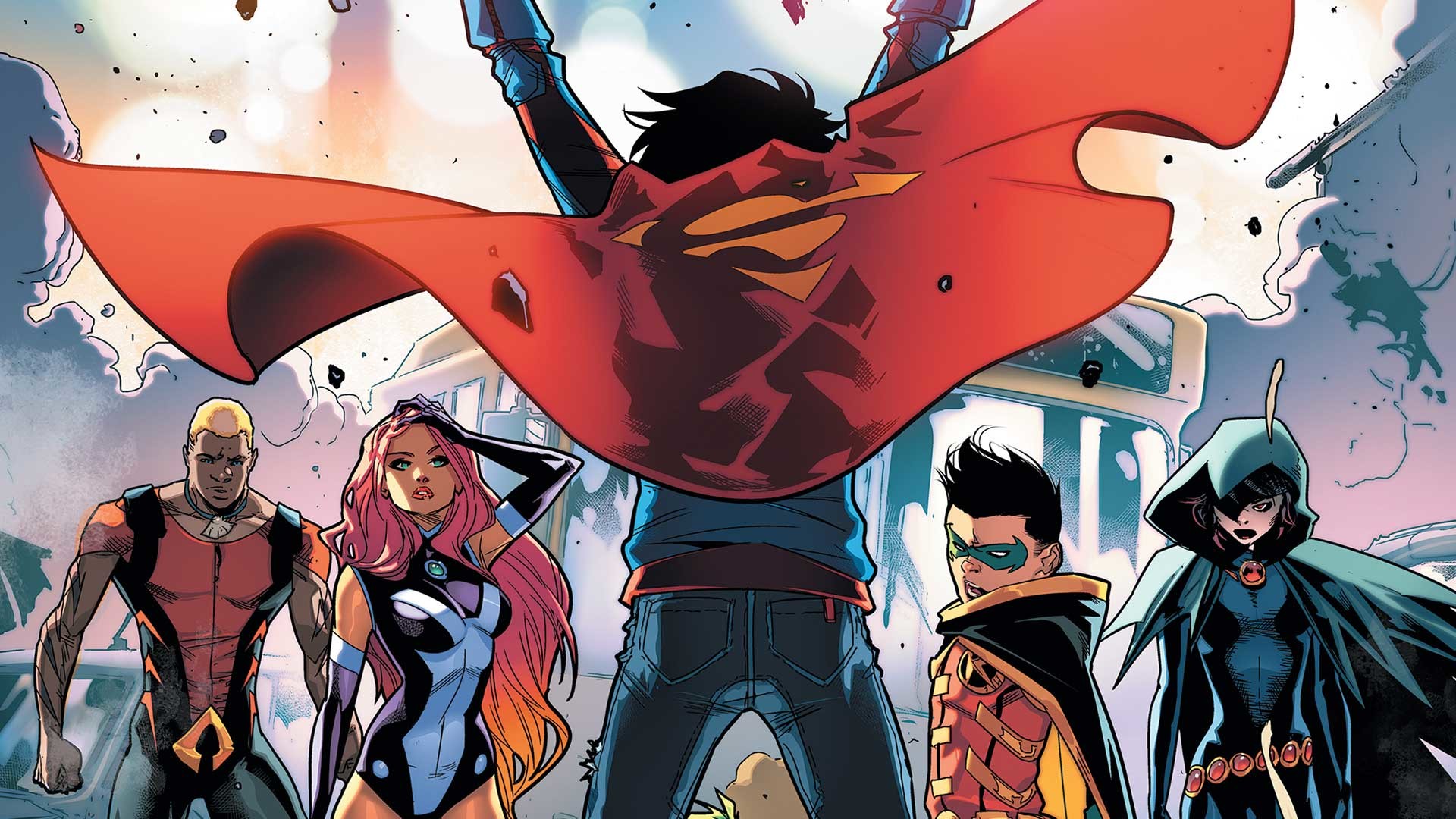 1920x1080 First Look: Superboy Joins the Teen Titans
