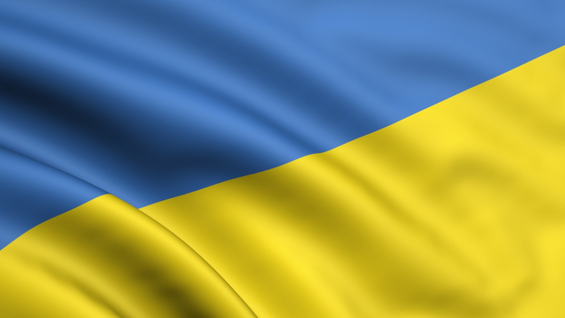1920x1080  Wallpaper yellow, blue, flag, ukraine