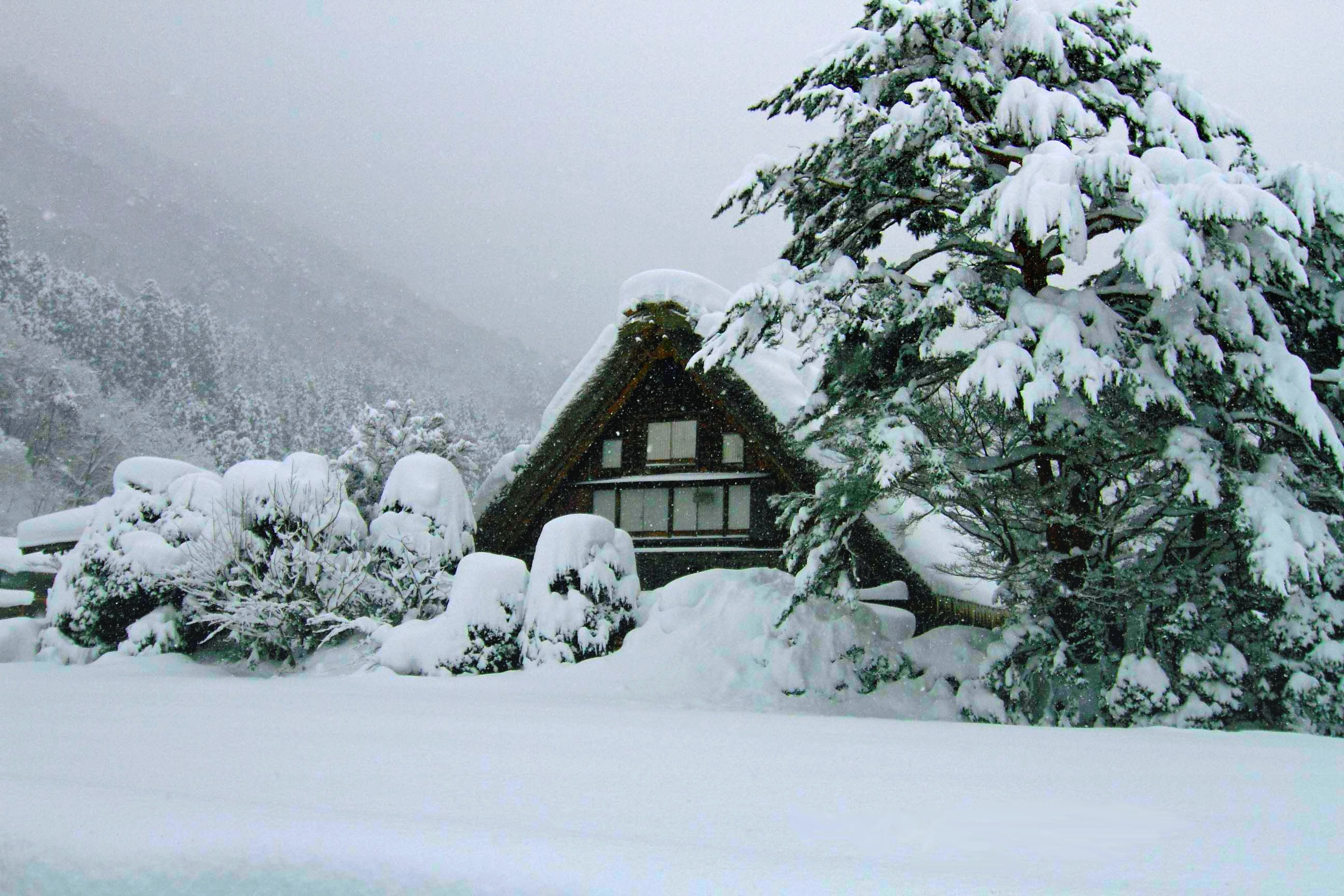 2592x1728 Winter, Cottage, Wide, Hd, New, Wallpaper, Cottage, Free,