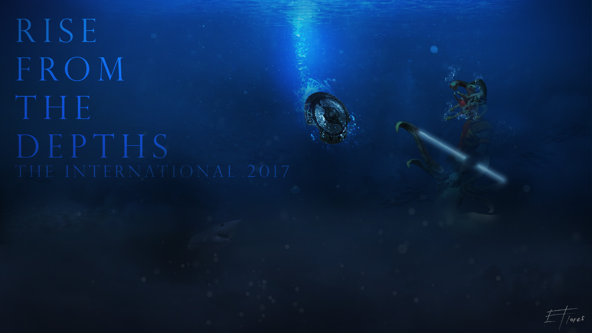 1920x1080 'The Aegis and the Immortal' | The International 2017 Wallpaper for Medusa.  '