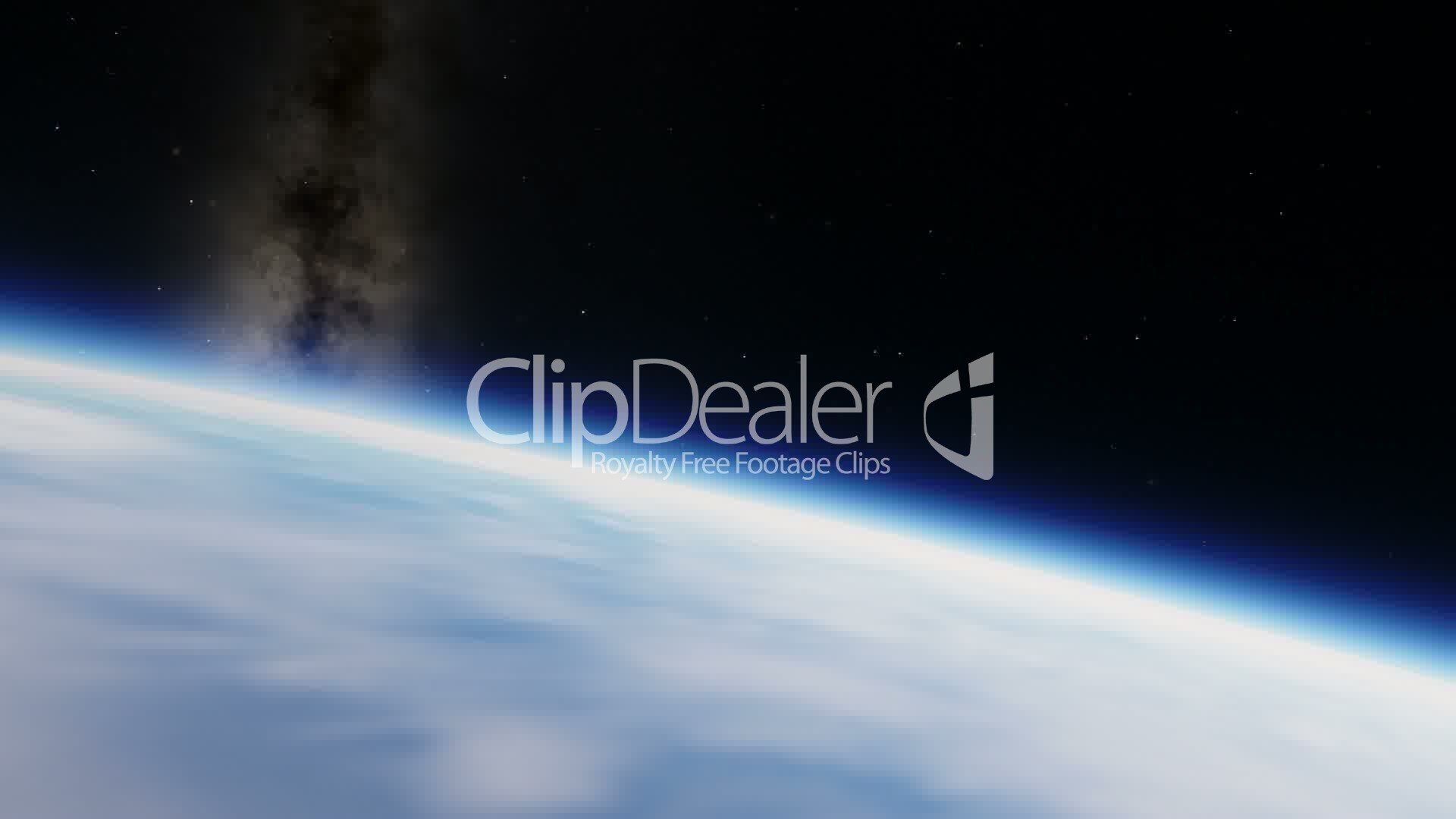 1920x1080 Clips. Planet Earth Flyover with Milky Way Background ...