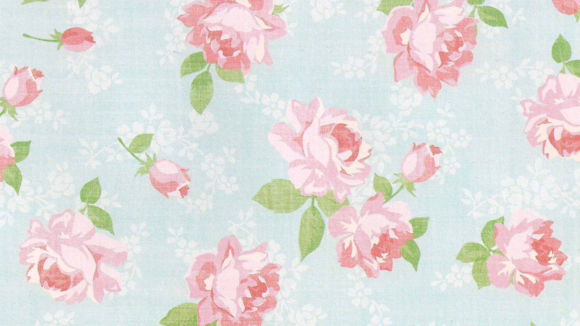 1920x1080 Pink Vintage Floral Wallpapers.