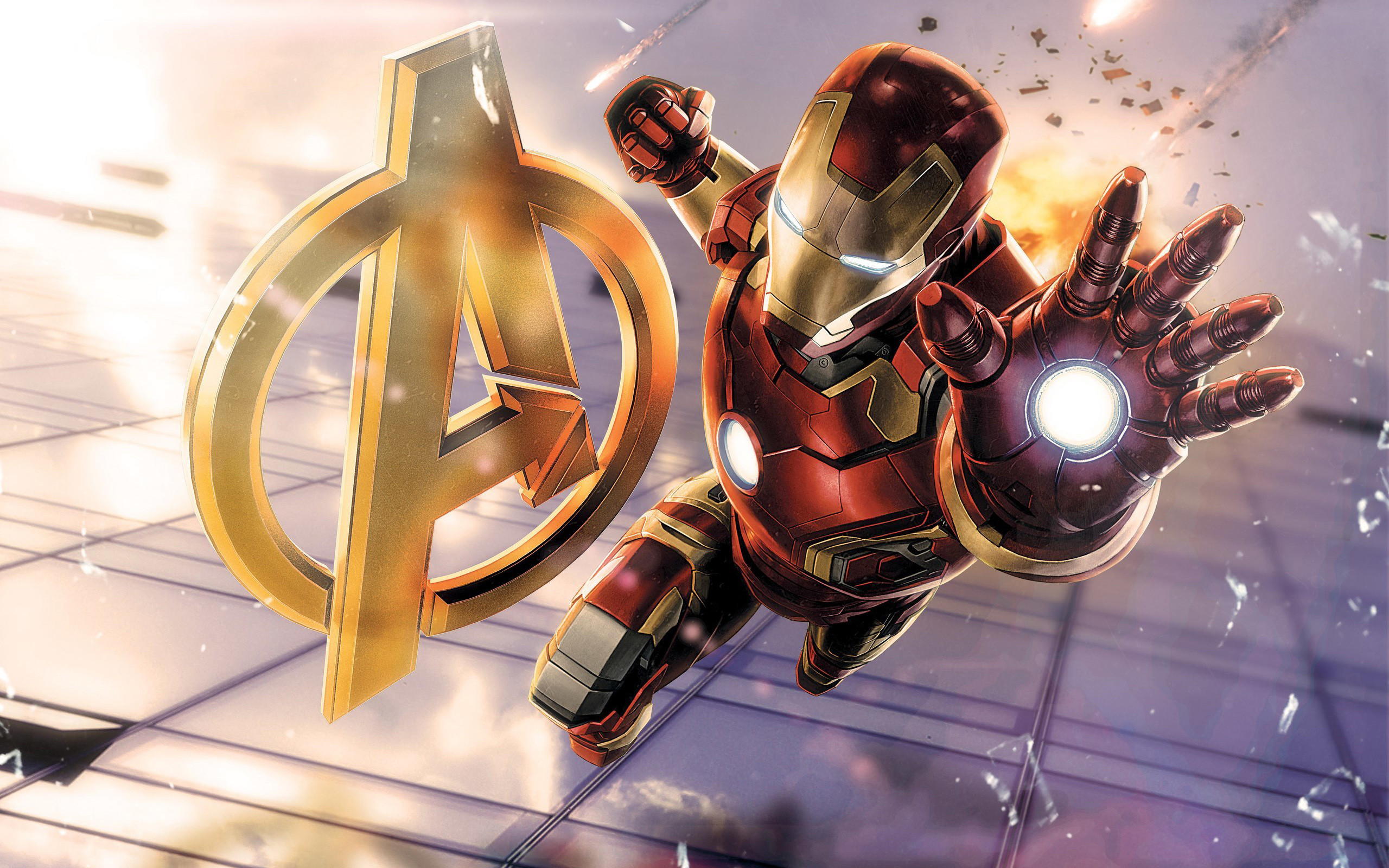 2560x1600 Iron Man Avengers