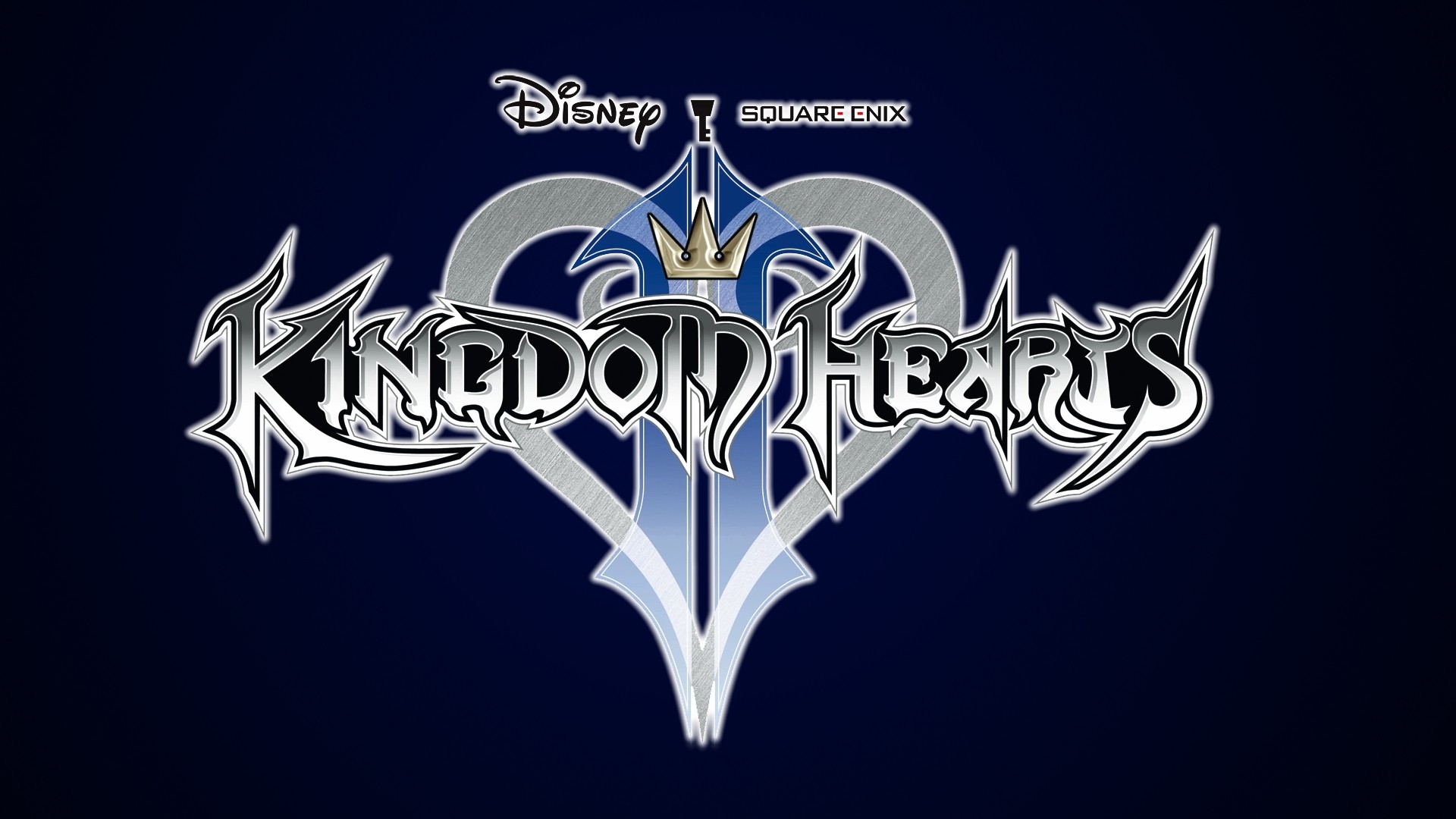 1920x1080 Kingdom Hearts Wallpaper by Megaxela. Gothic logo Kingdom Hearts