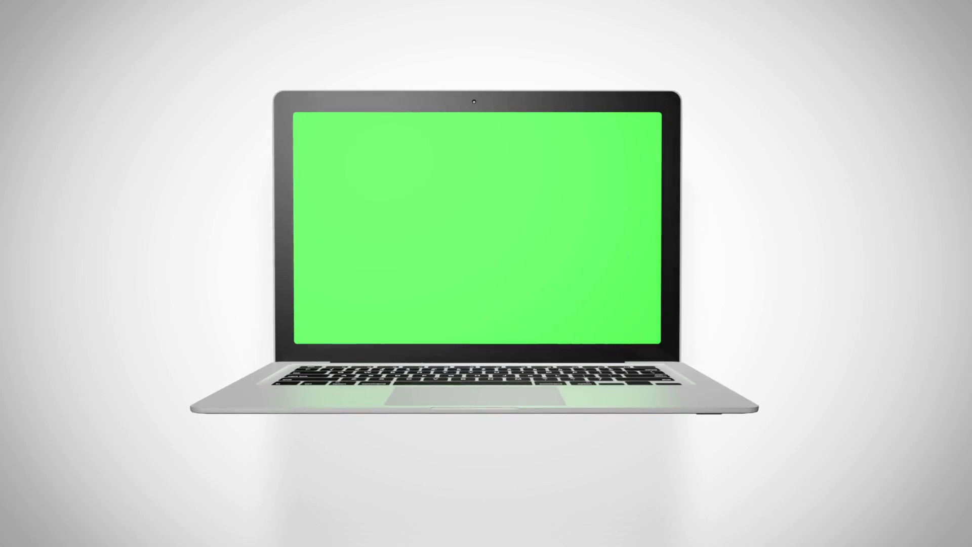 1920x1080 Laptop green screen on white background. Easily customizable computer screen.  Seamlessly loopable Motion Background - Storyblocks Video
