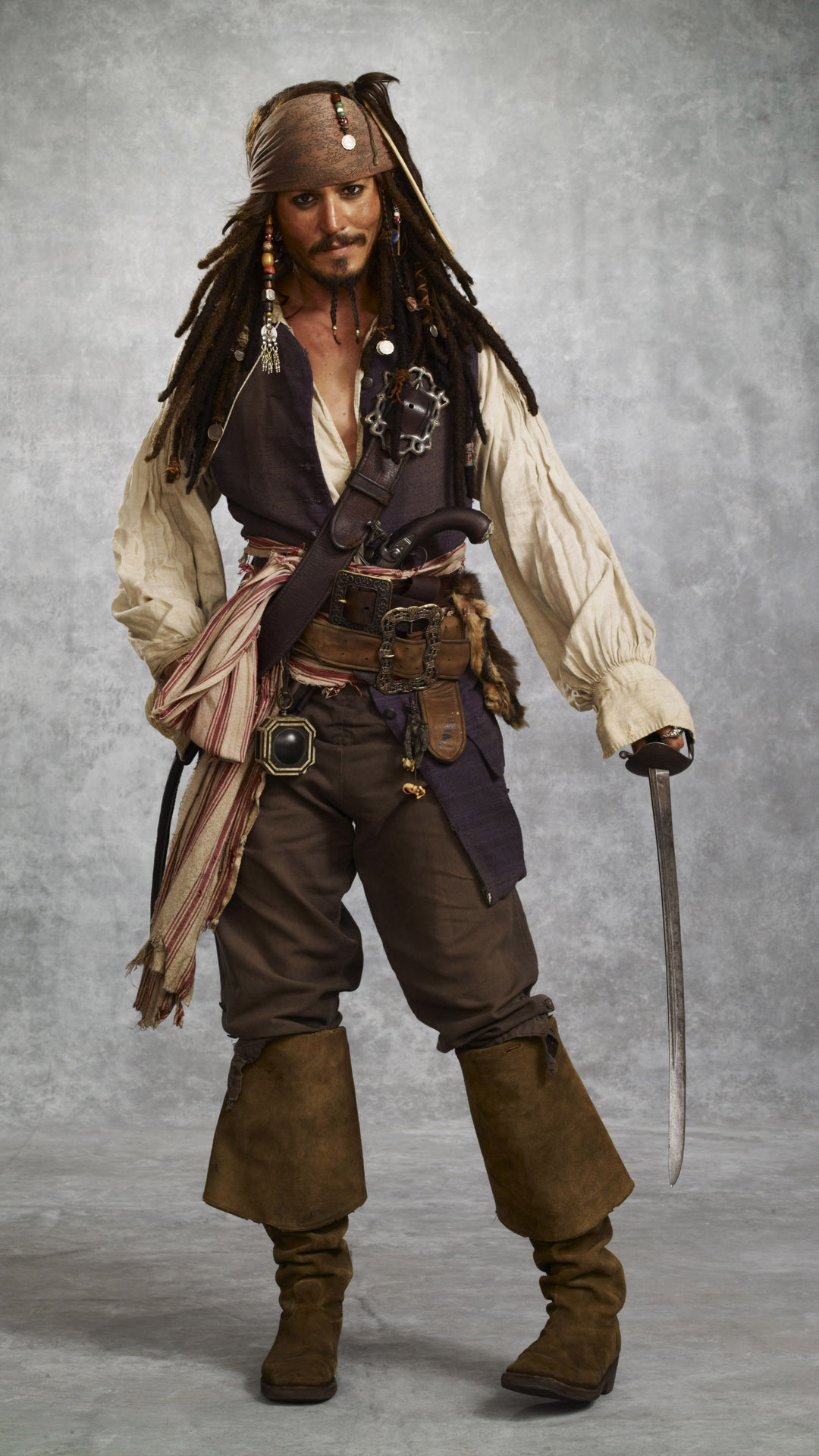 1080x1920 Captain Jack Sparrow Wallpaper