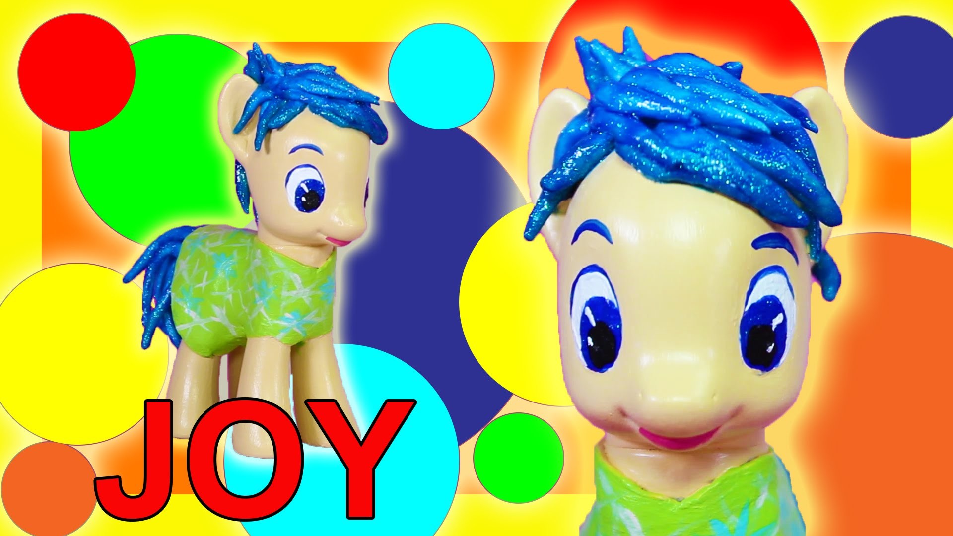 1920x1080 JOY Inside Out Customized My Little Pony Disney Pixar Summer Movie Tutorial  Custom Toy How To Video - YouTube