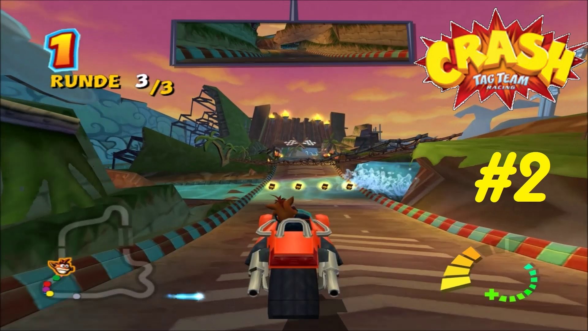 1920x1080 Crash Tag Team Racing #2 - Jetzt gehts los | Nintendo Gamecube | Full HD |  60 FPS - YouTube