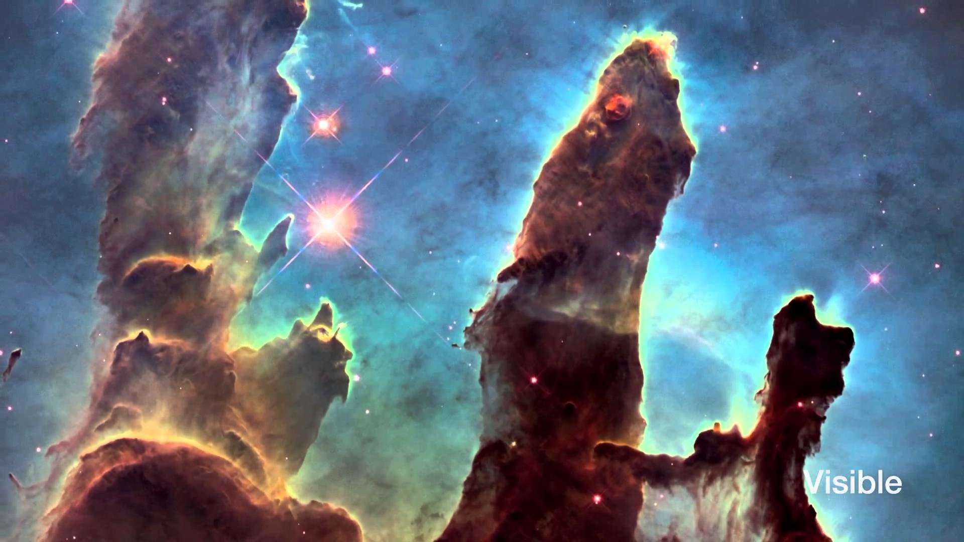 1920x1080 Hubble Telescope's New Views of Iconic Eagle Nebula | Video
