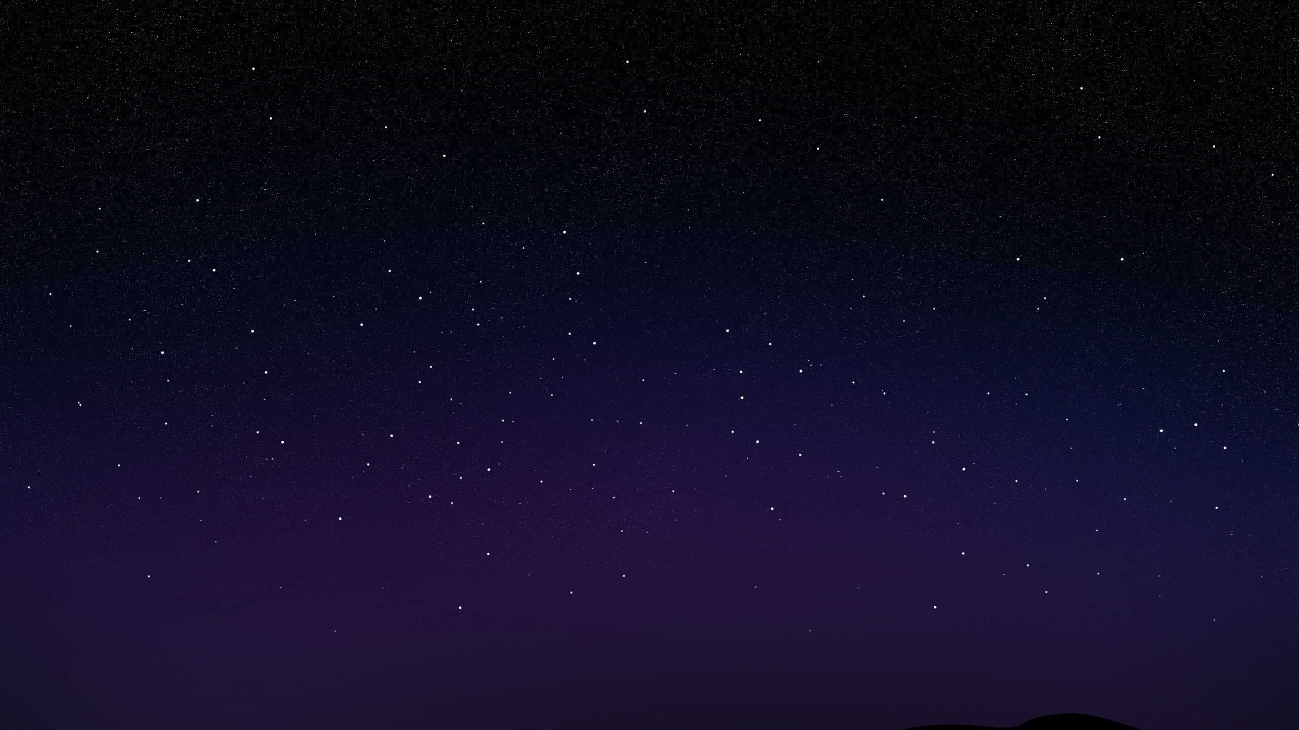 2560x1440  Starry Night Sky. How to set wallpaper on your desktop? Click the  download link from above and set the wallpaper on the desktop from your OS.