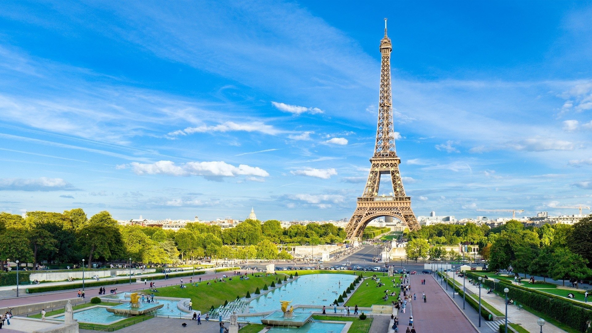 1920x1080 Menschengemacht - Eiffelturm Wallpaper