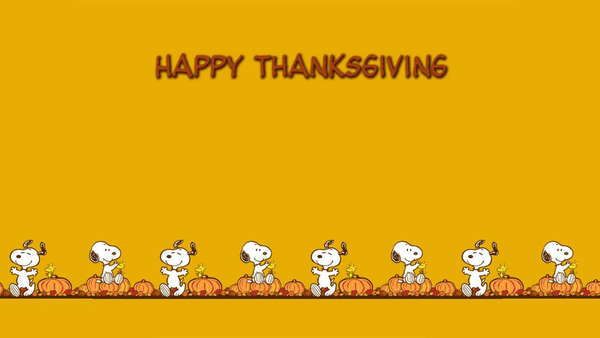 1920x1080 Snoopy Thanksgiving Wallpaper Backgrounds Widescreen