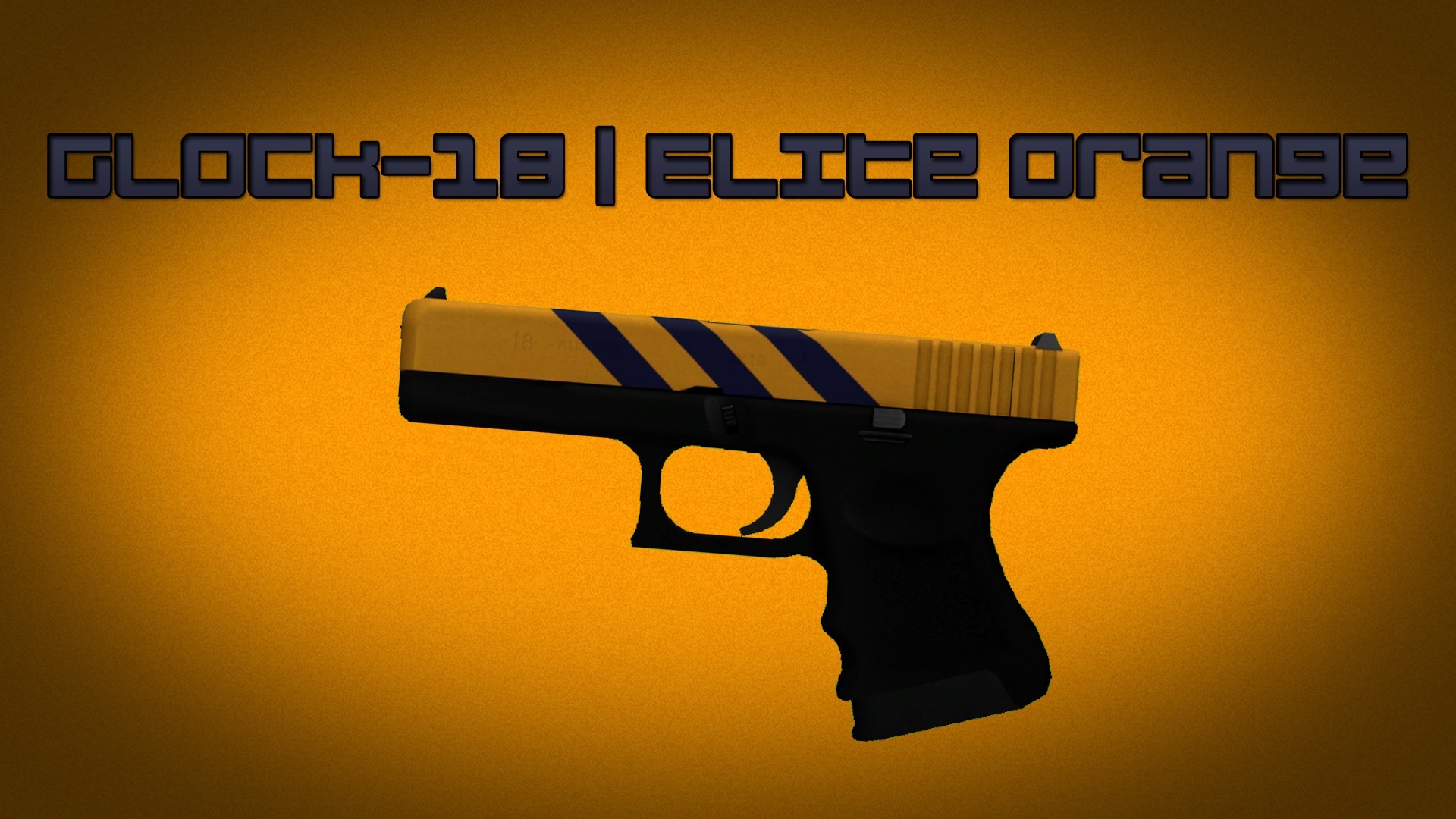 1920x1080 Glock-18 | Elite orange ...
