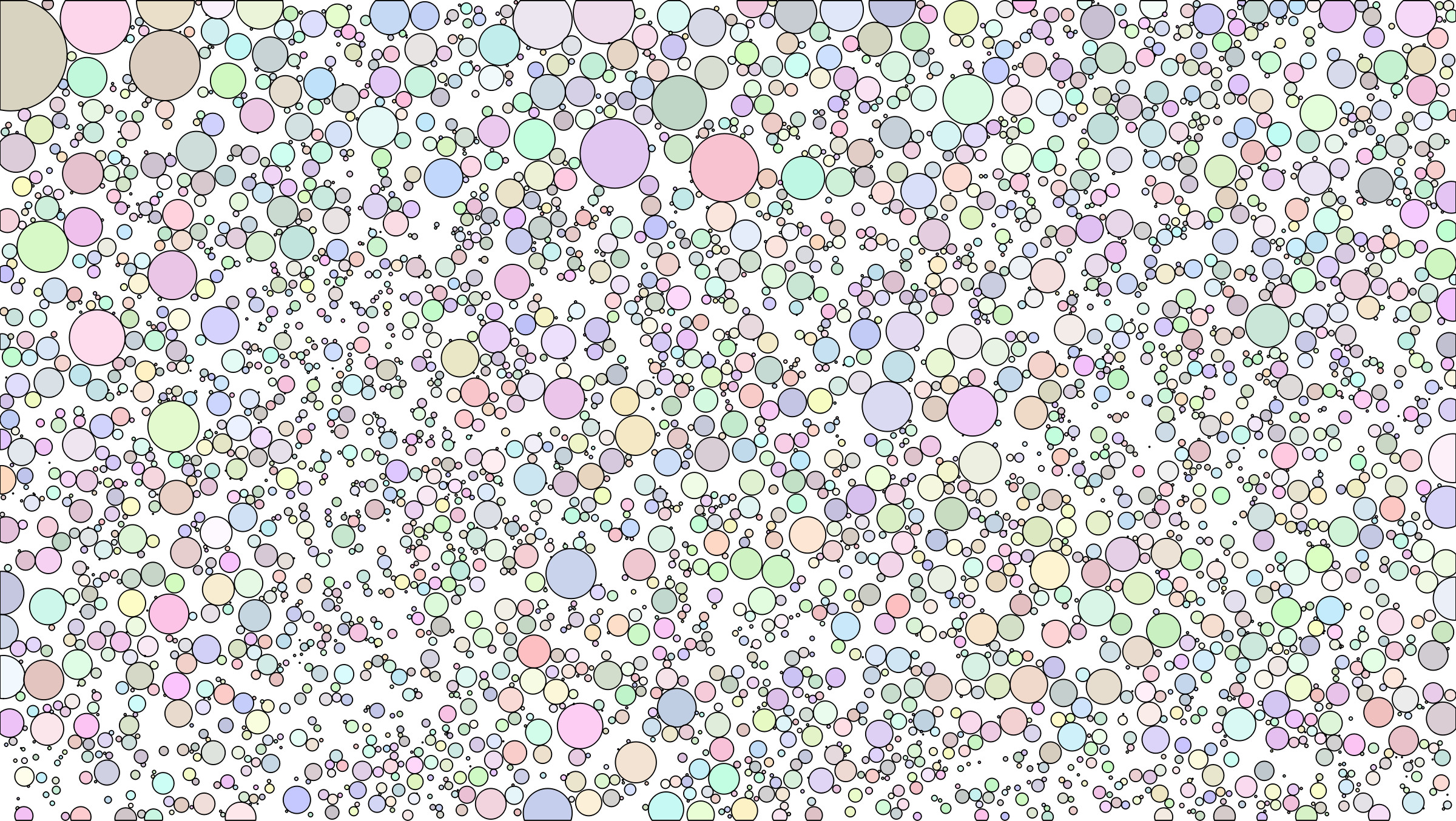 2400x1354 Pastel Circles Background