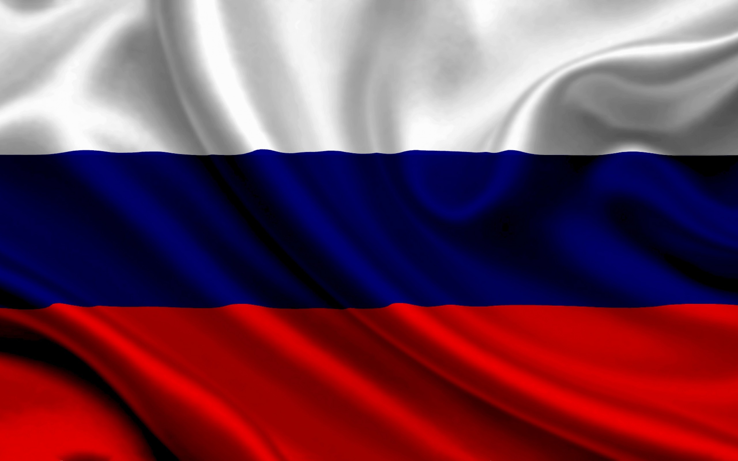 2560x1600  Wallpaper russia, satin, flag, symbol, band