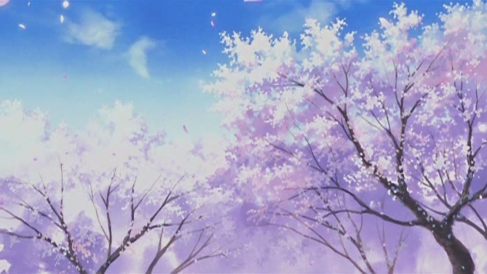 Wallpaper ID 520981  Anime 1080P anime landscape stream clouds sky  scenic free download
