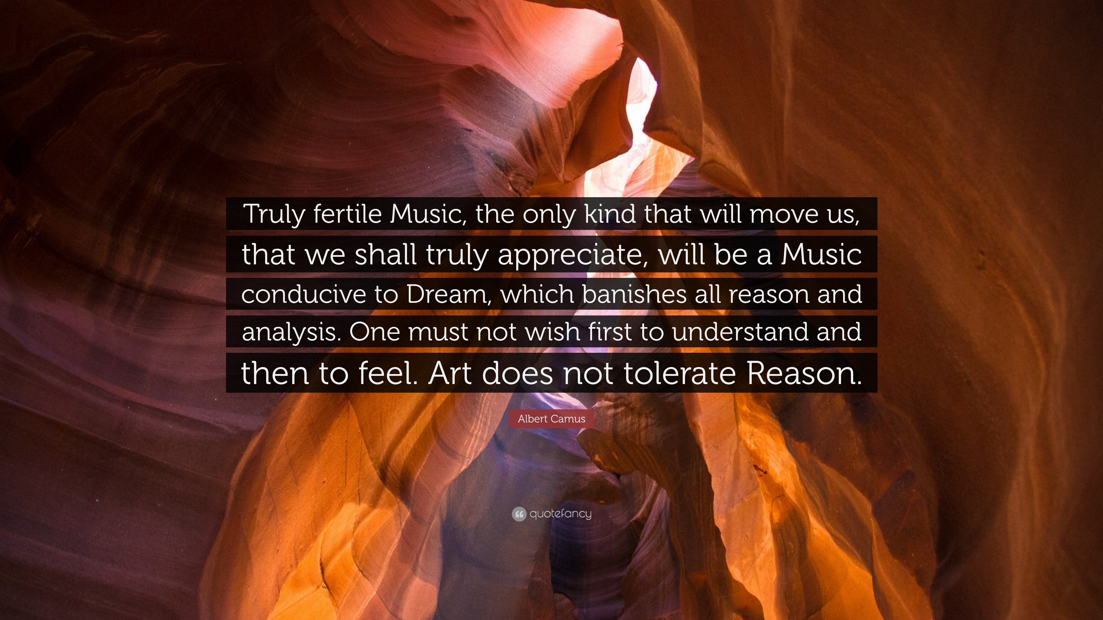 3840x2160 ... albert camus quote truly fertile music the only kind that will;  wallpaper that moves ...