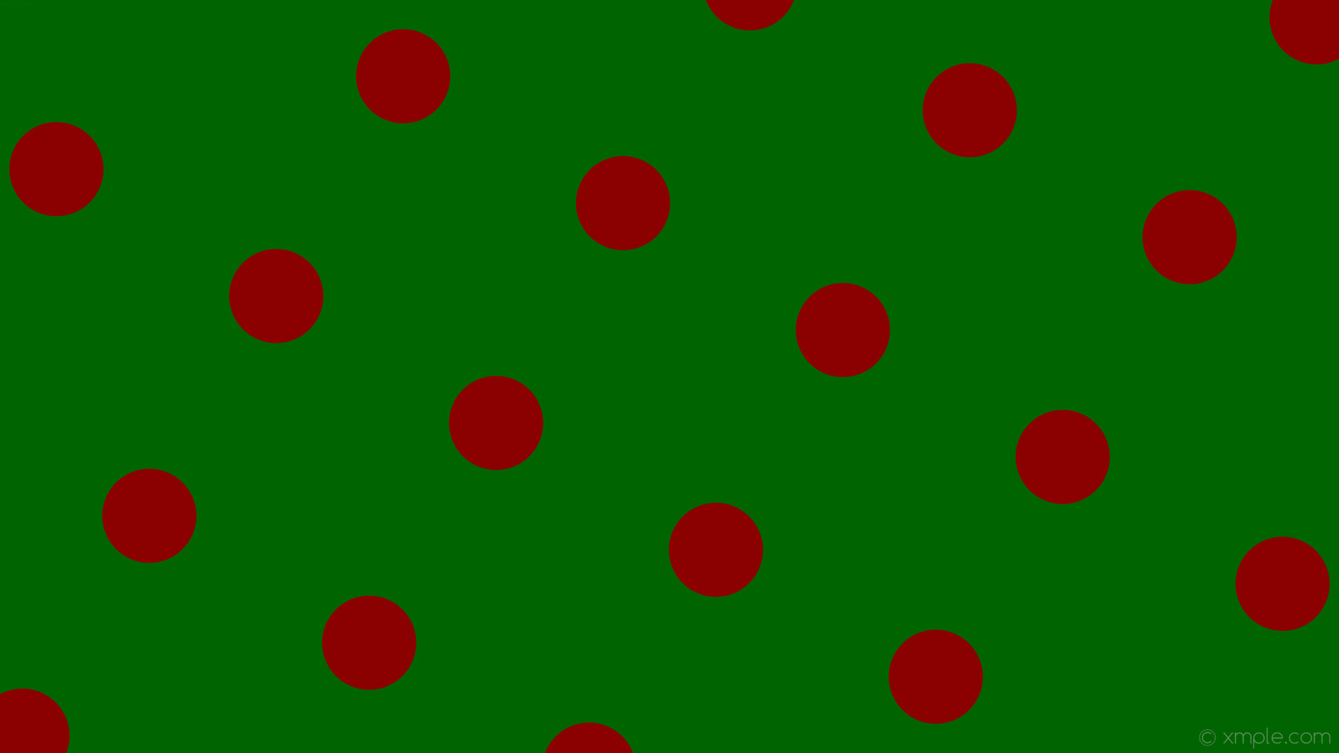 1920x1080 wallpaper green polka dots red spots dark green dark red #006400 #8b0000  240Â°