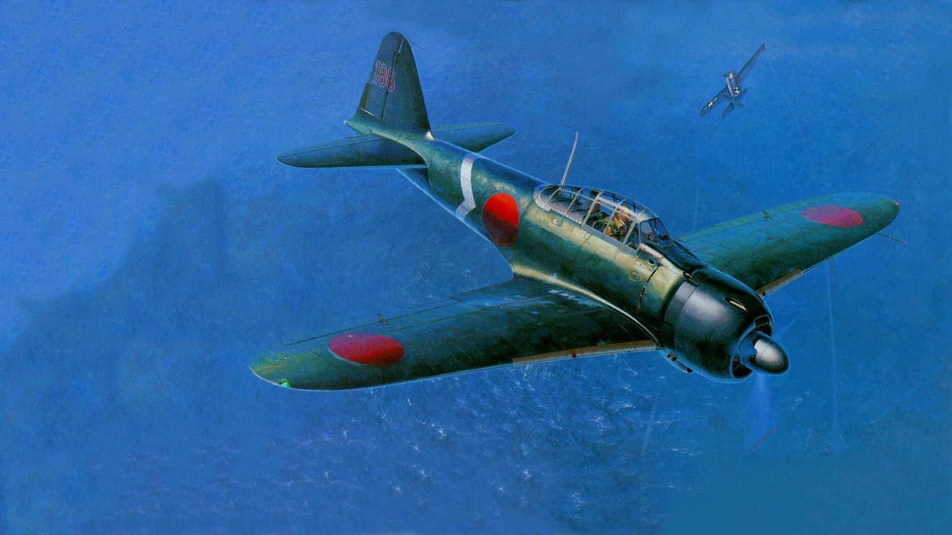 1920x1080 Japan, World War II, Zero, Mitsubishi, Airplane, Military, Military Aircraft,  Aircraft, Japanese Wallpapers HD / Desktop and Mobile Backgrounds