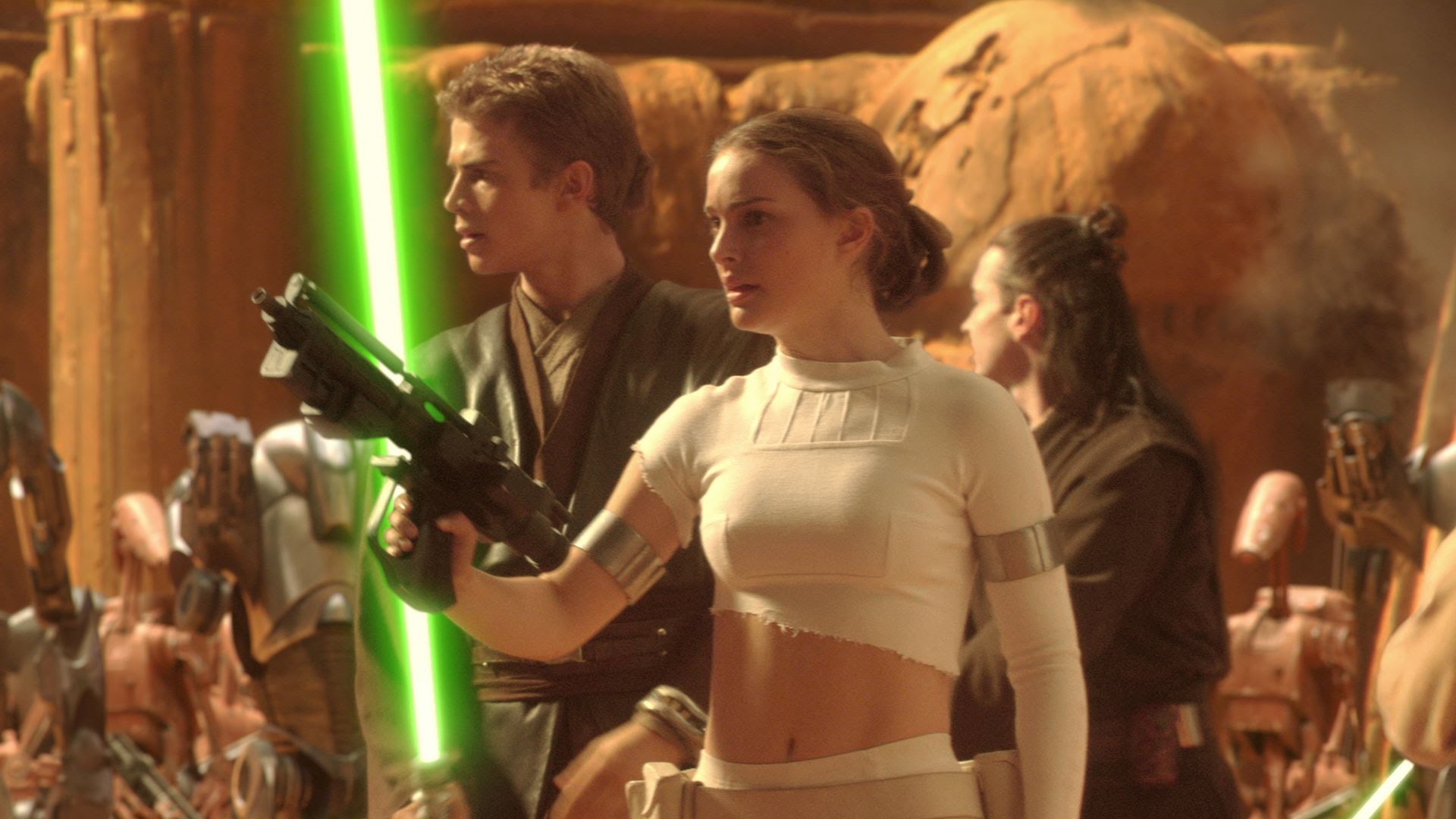 1920x1080 STAR WARS Love Story : PadmÃ© Amidala and Anakin Skywalker - Princess Leia  and Han Solo