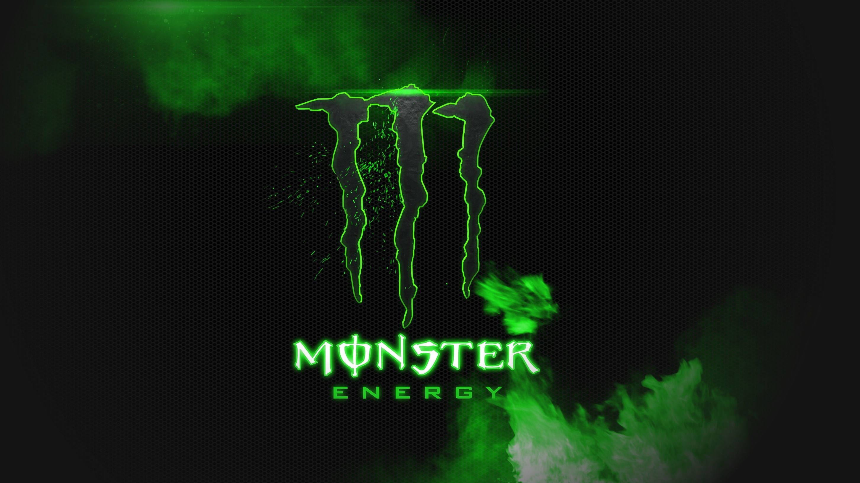 2906x1634 Monster Energy Black And Green HD Wallpaper Background Image