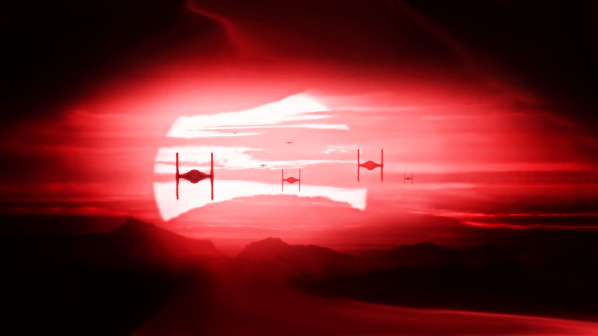 1920x1080 Star Wars The Force Awakens TIE Fighters Backgrounds