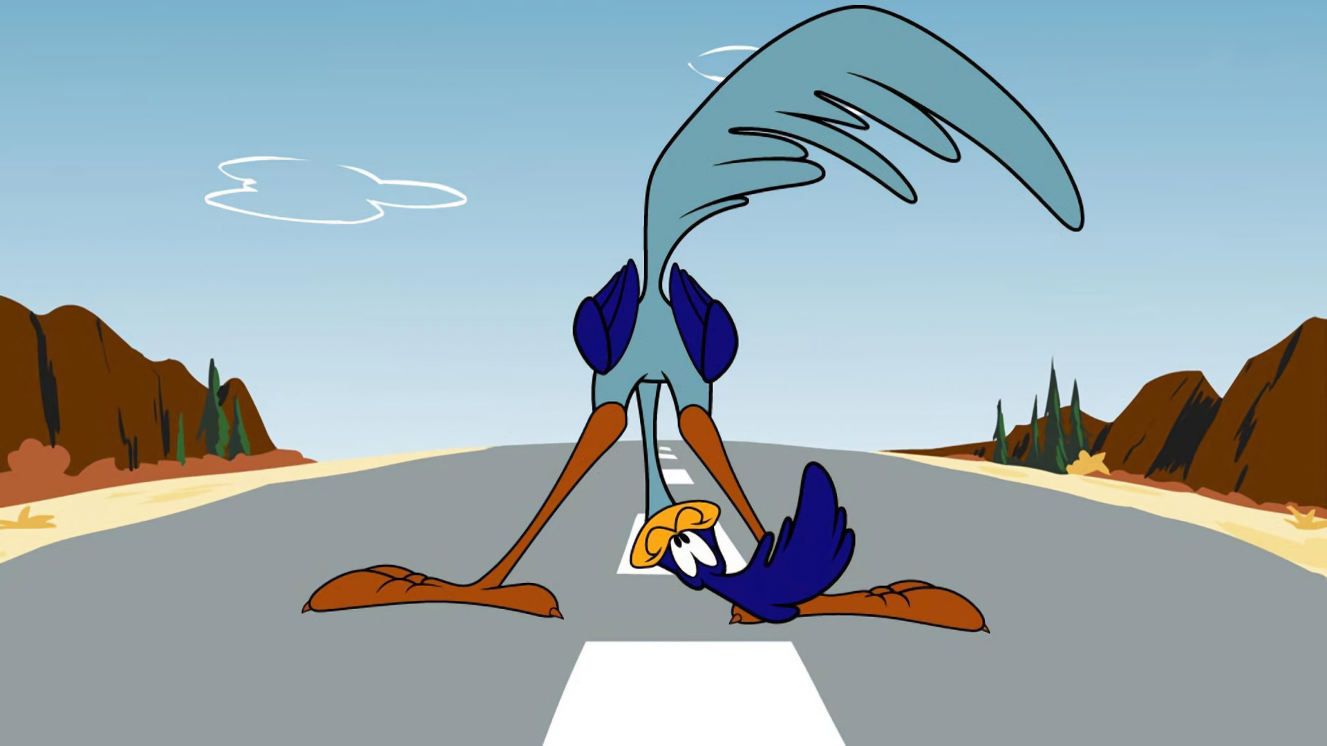 1920x1080 Cartoon - Wile E. Coyote and The Road Runner Wallpaper