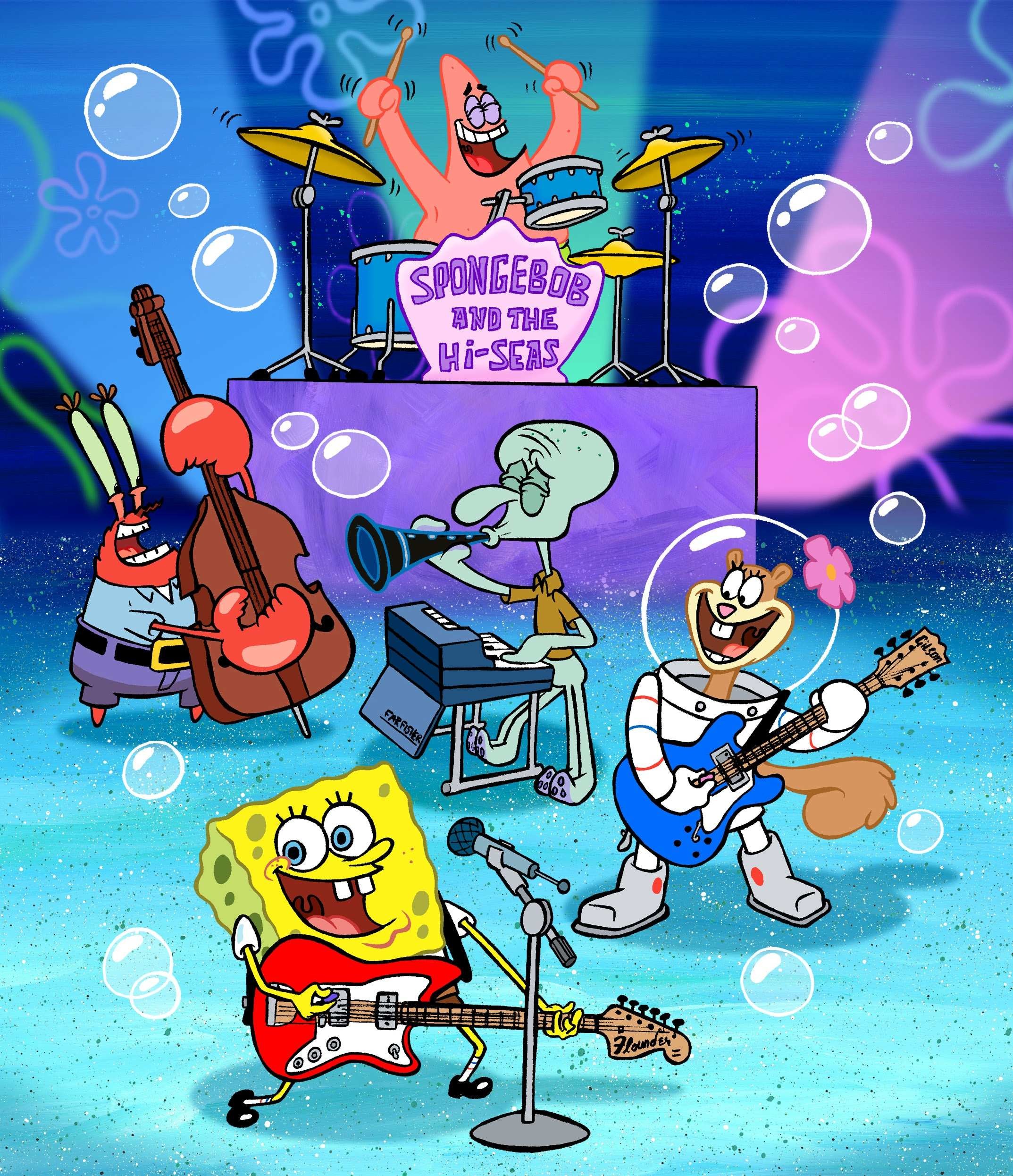 2147x2491 spongebob squarepants and friends