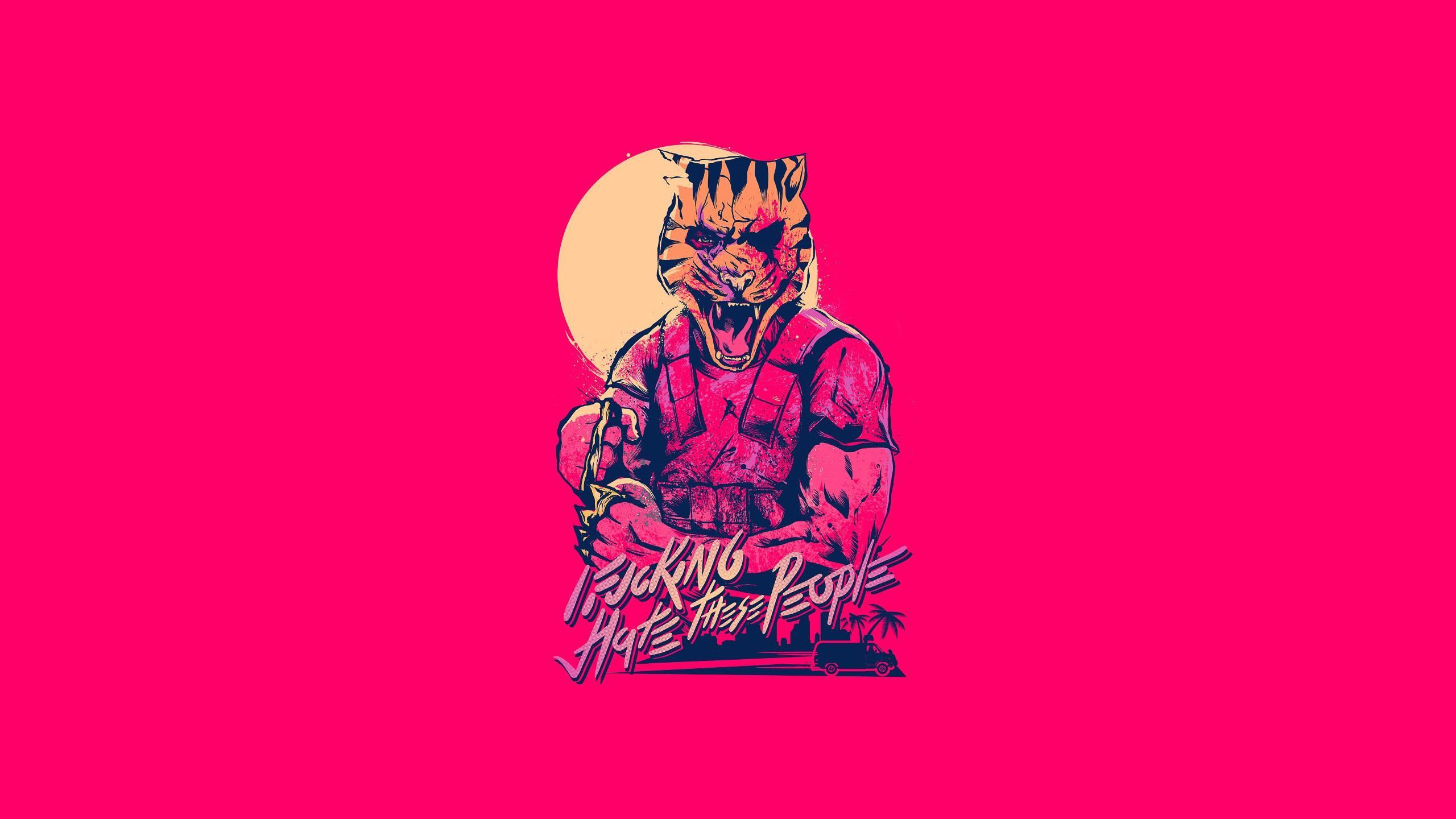 2560x1440 Hotline Miami HD Wallpapers and Backgrounds