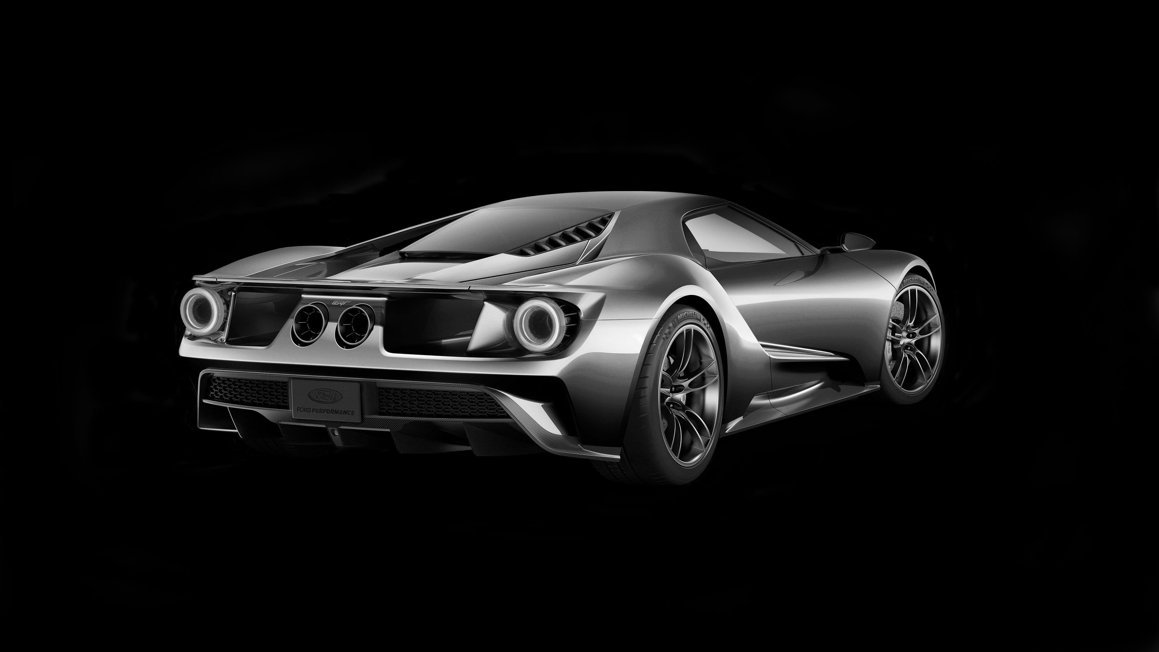 3840x2160 black and white ford gt 3840 x 2160 hd wallpaper | HD .