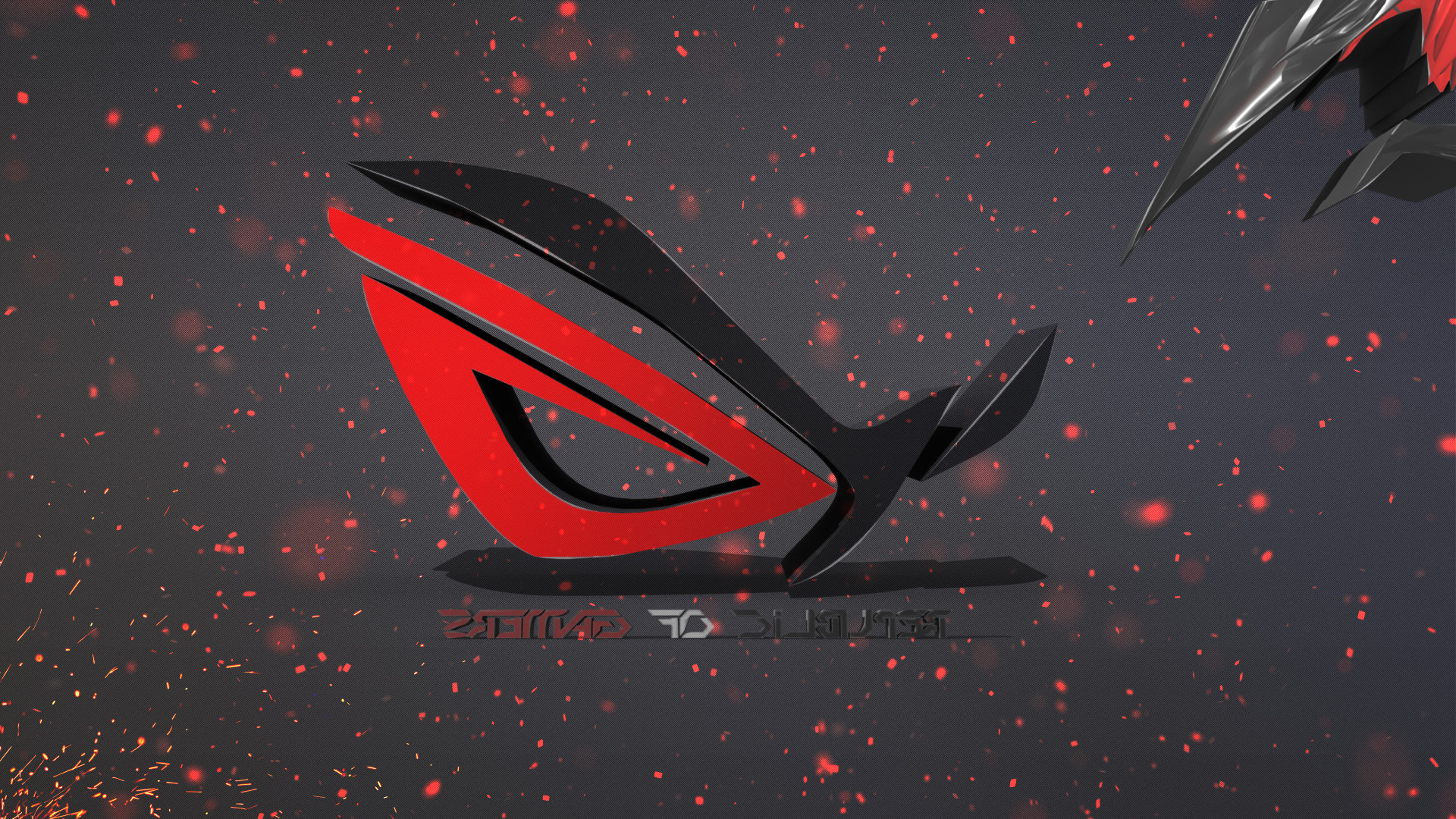 1920x1080 Republic Of Gaming, Republic Of Gamers, ASUS, ASUS ROG, Spike, 3D, Logo,  Red, Black, Photo Manipulation, Adobe Photoshop Wallpapers HD / Desktop and  Mobile ...